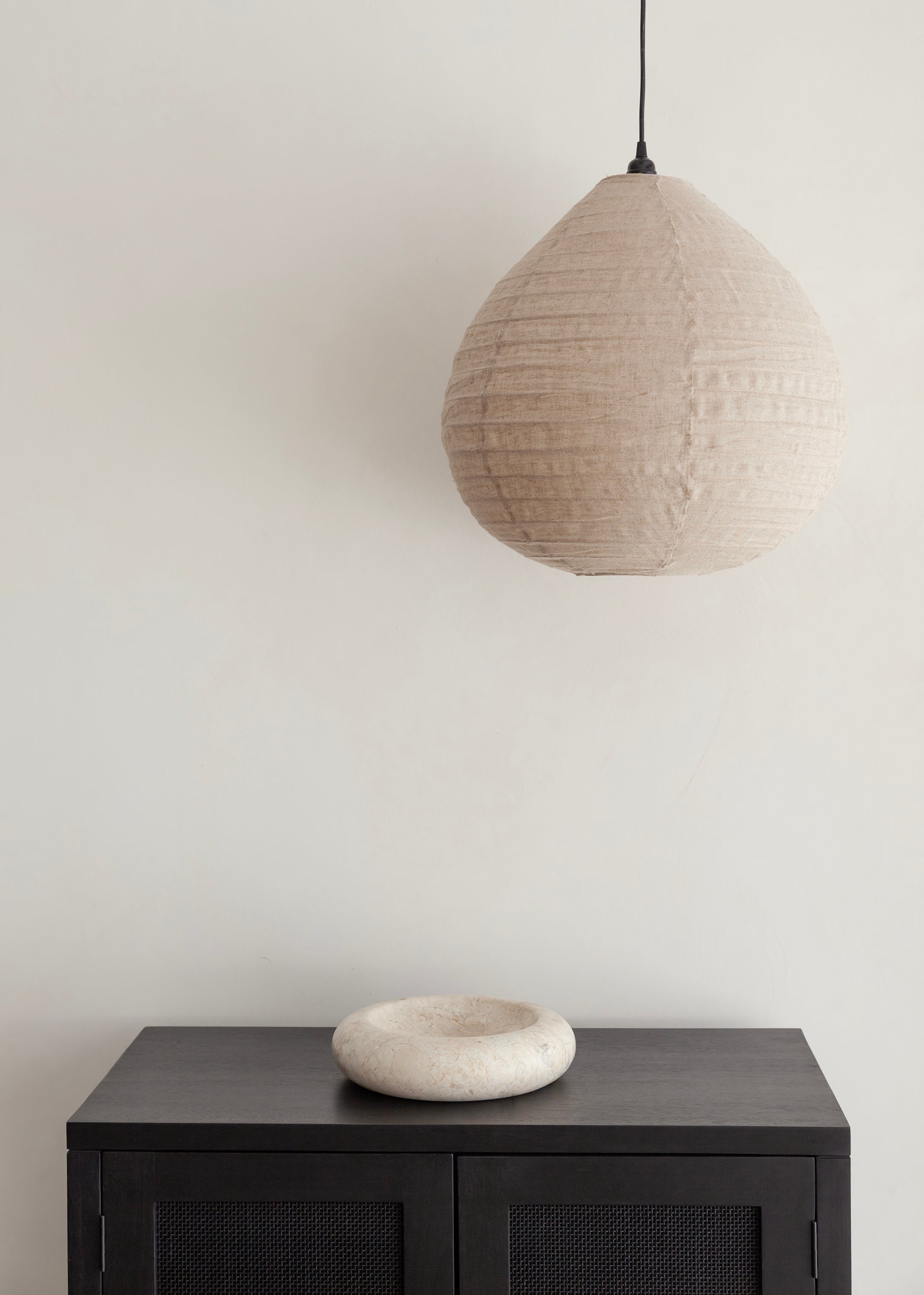 Malam Linen Lantern / Natural