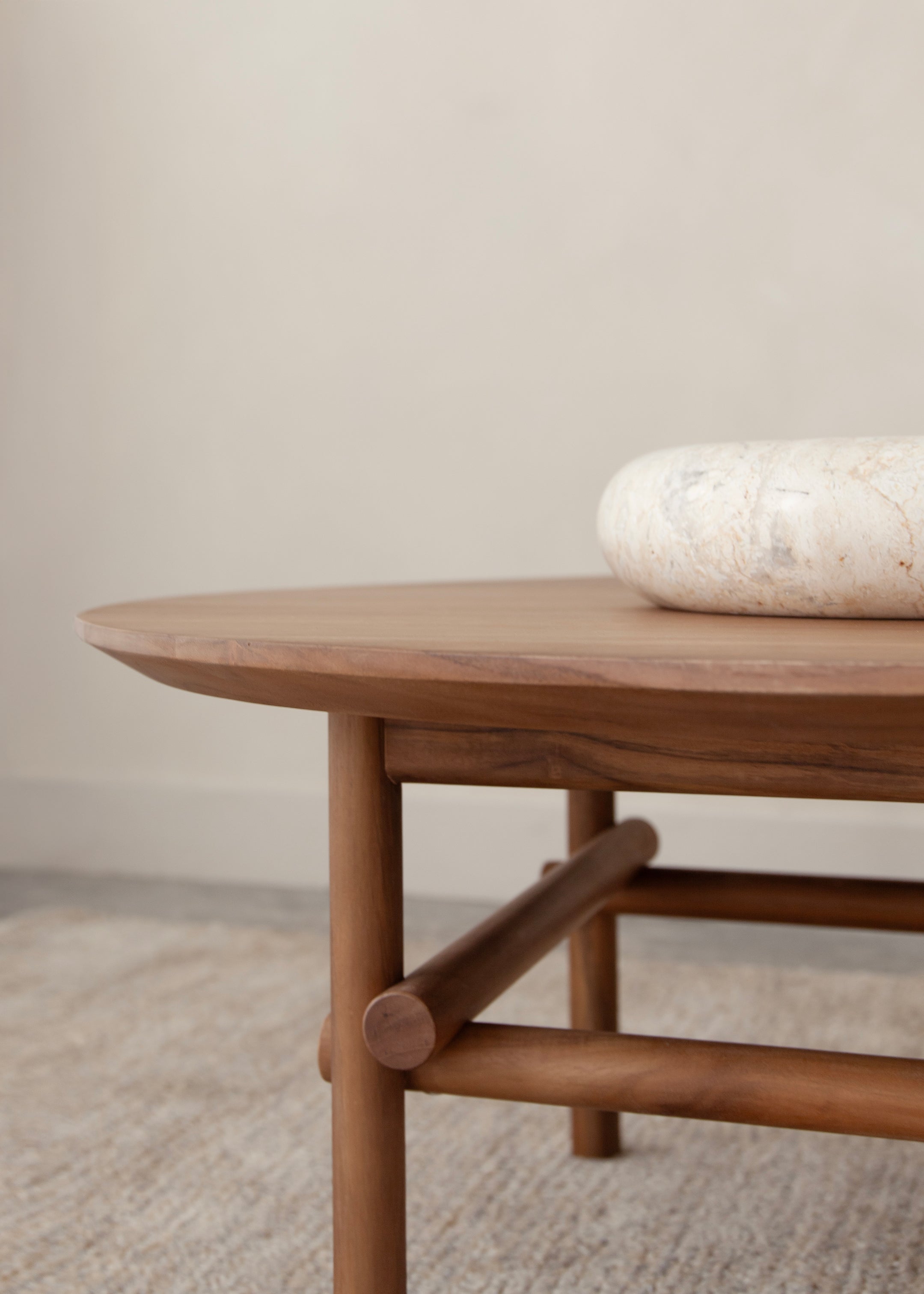 Mika Coffee Table / Dark Teak