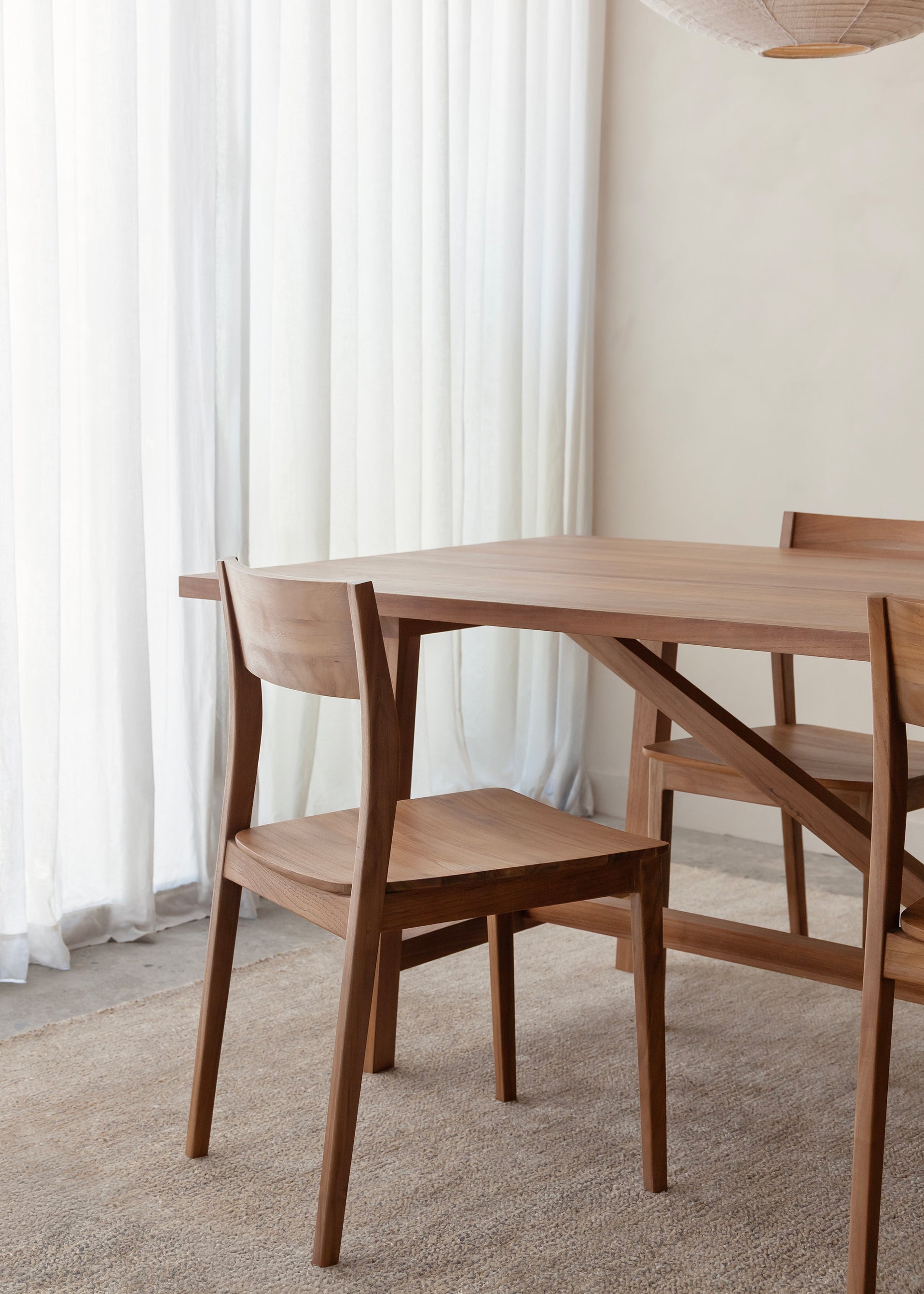 Mizu Dining Chair / Dark Teak