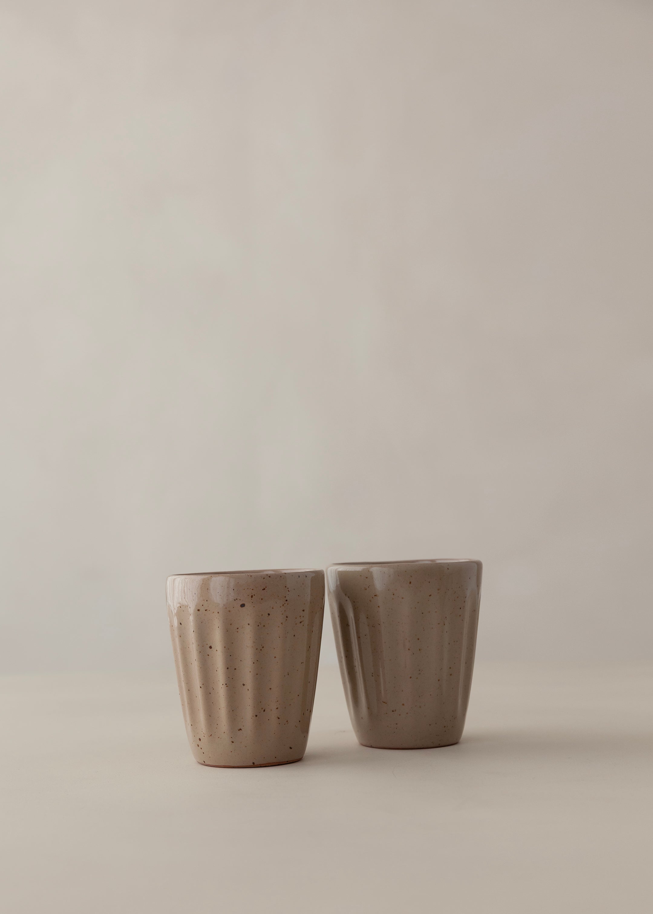 Nila Cup Set of 2 / Speckled Cream