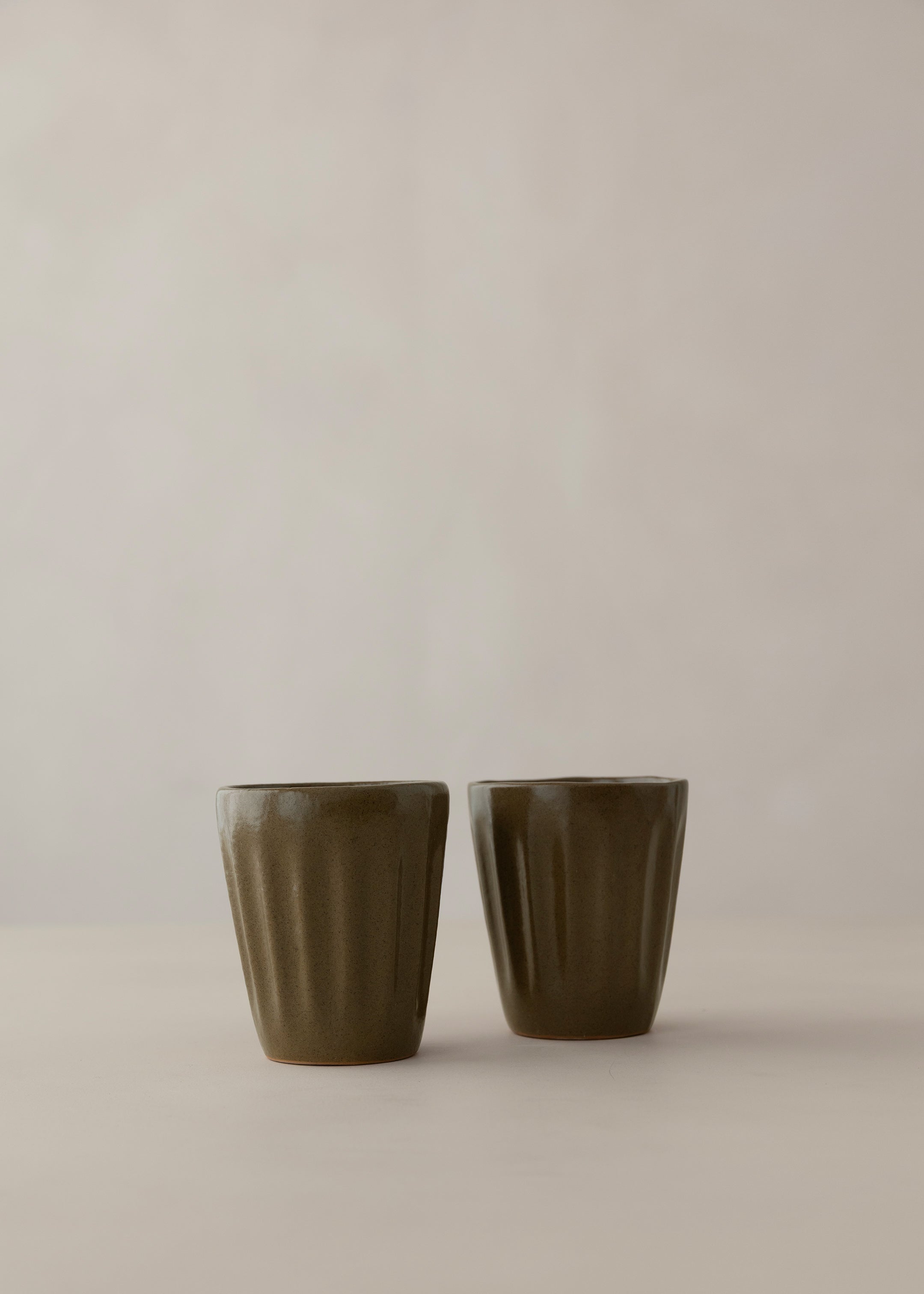 Nila Cup Set of 2 / Olive