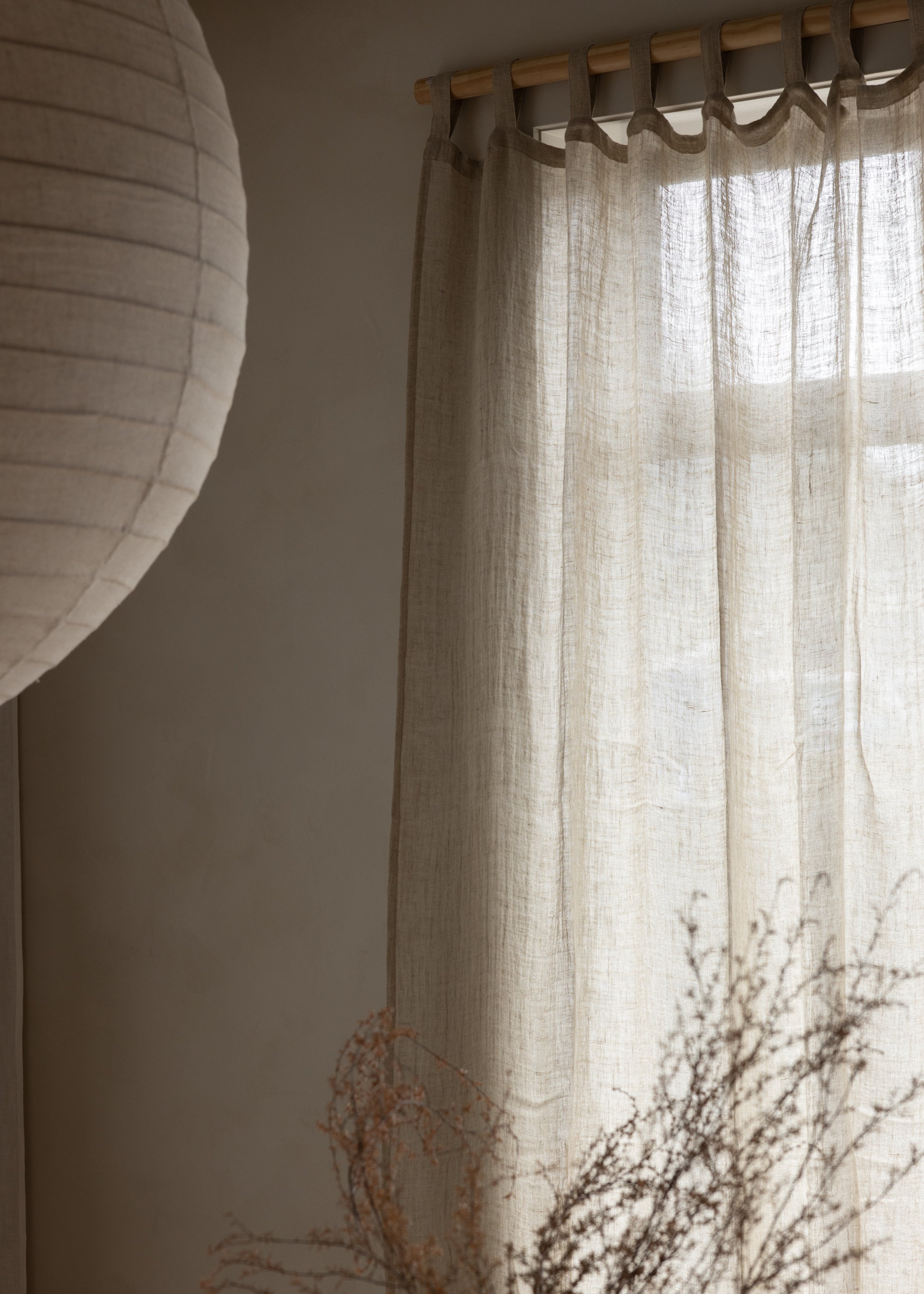 Puro Sheer Linen Curtains / Natural