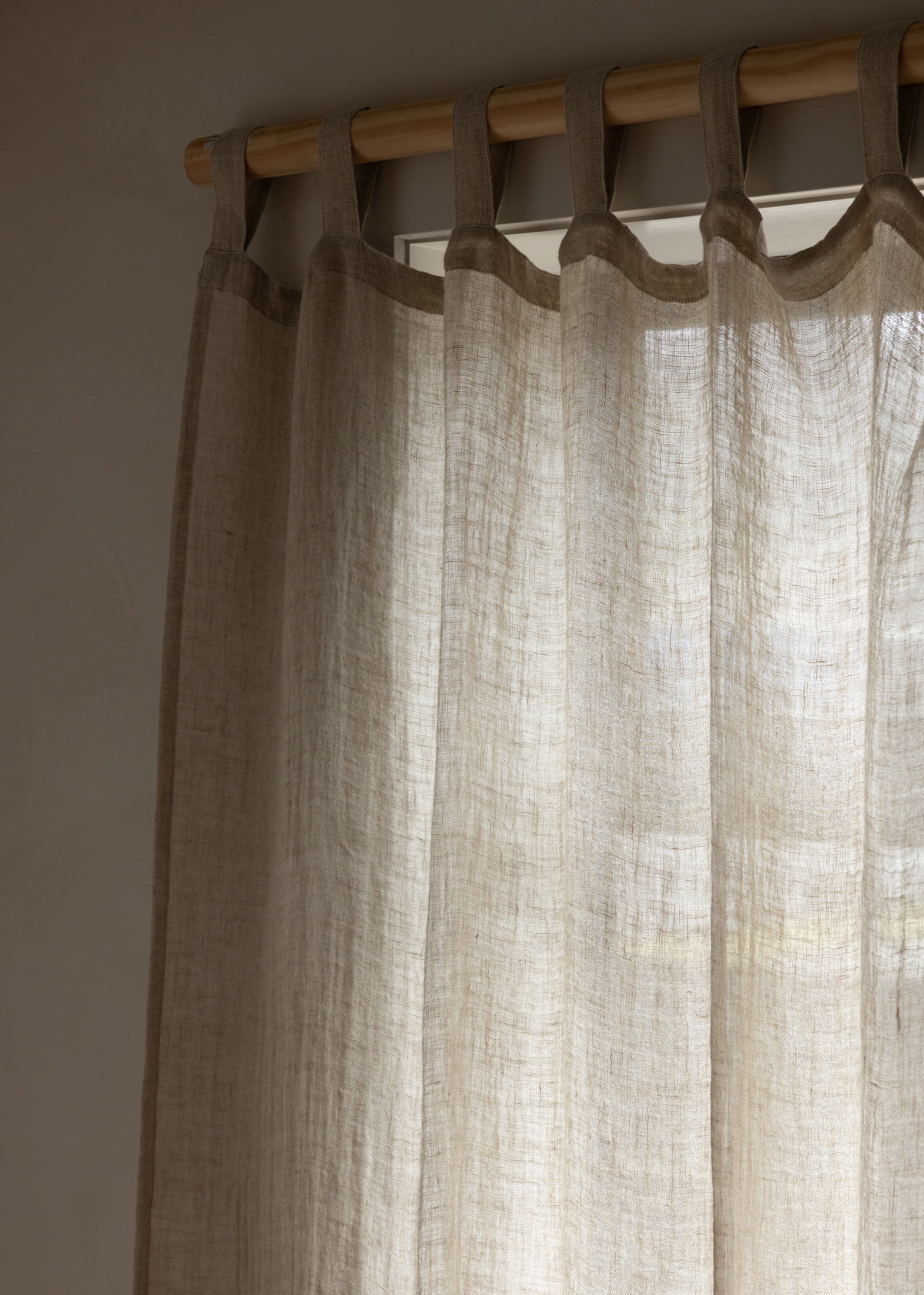 Puro Sheer Linen Curtains / Natural