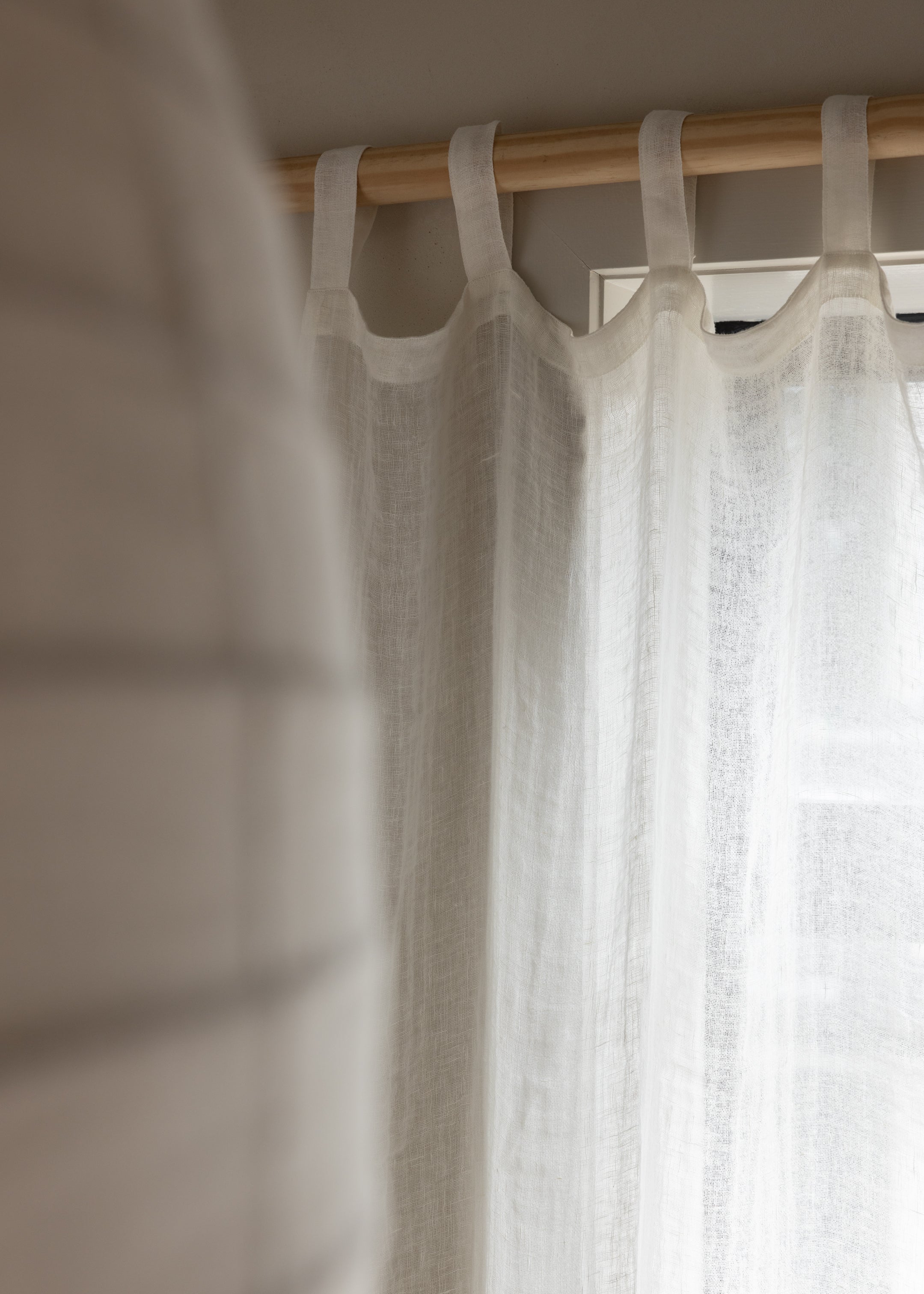 Puro Sheer Linen Curtains / Off White