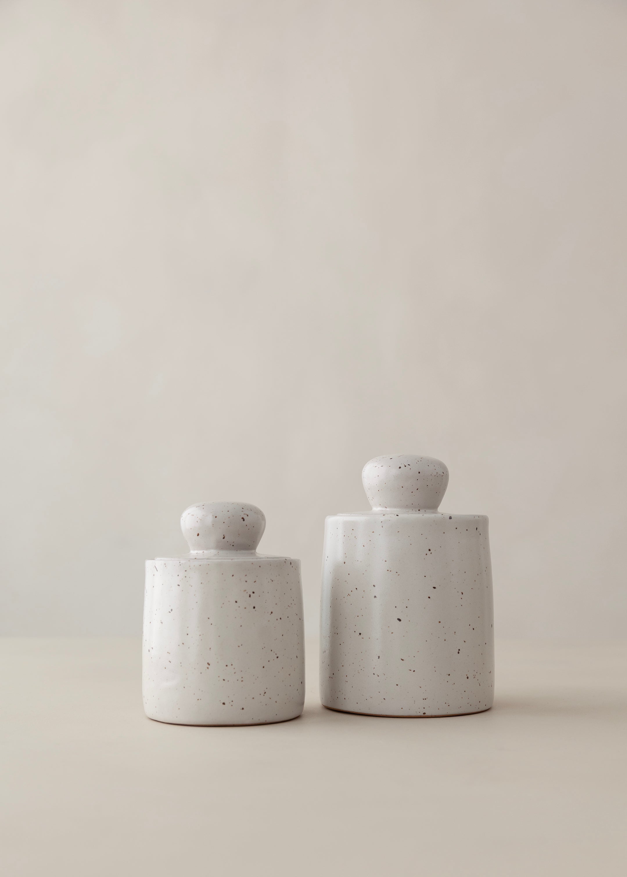 Ranu Canister / Speckled White