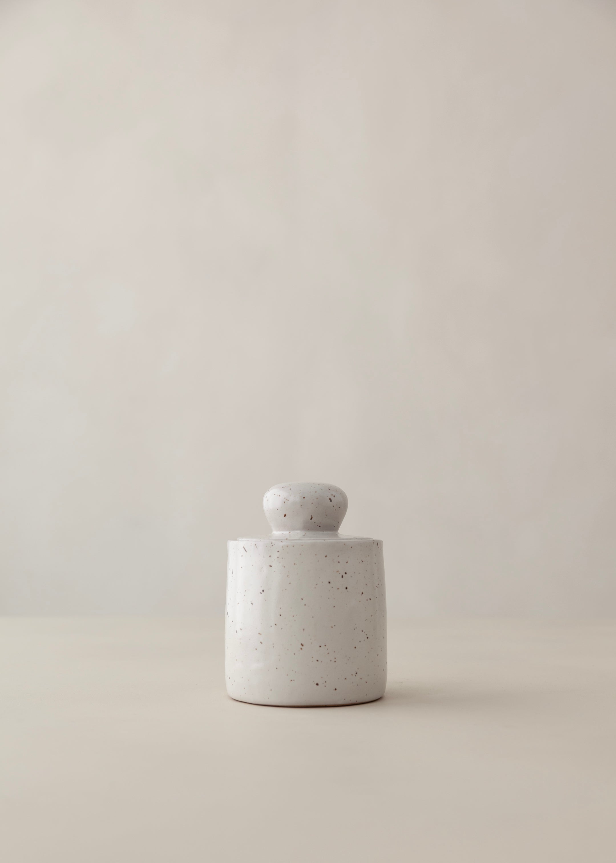 Ranu Canister / Speckled White