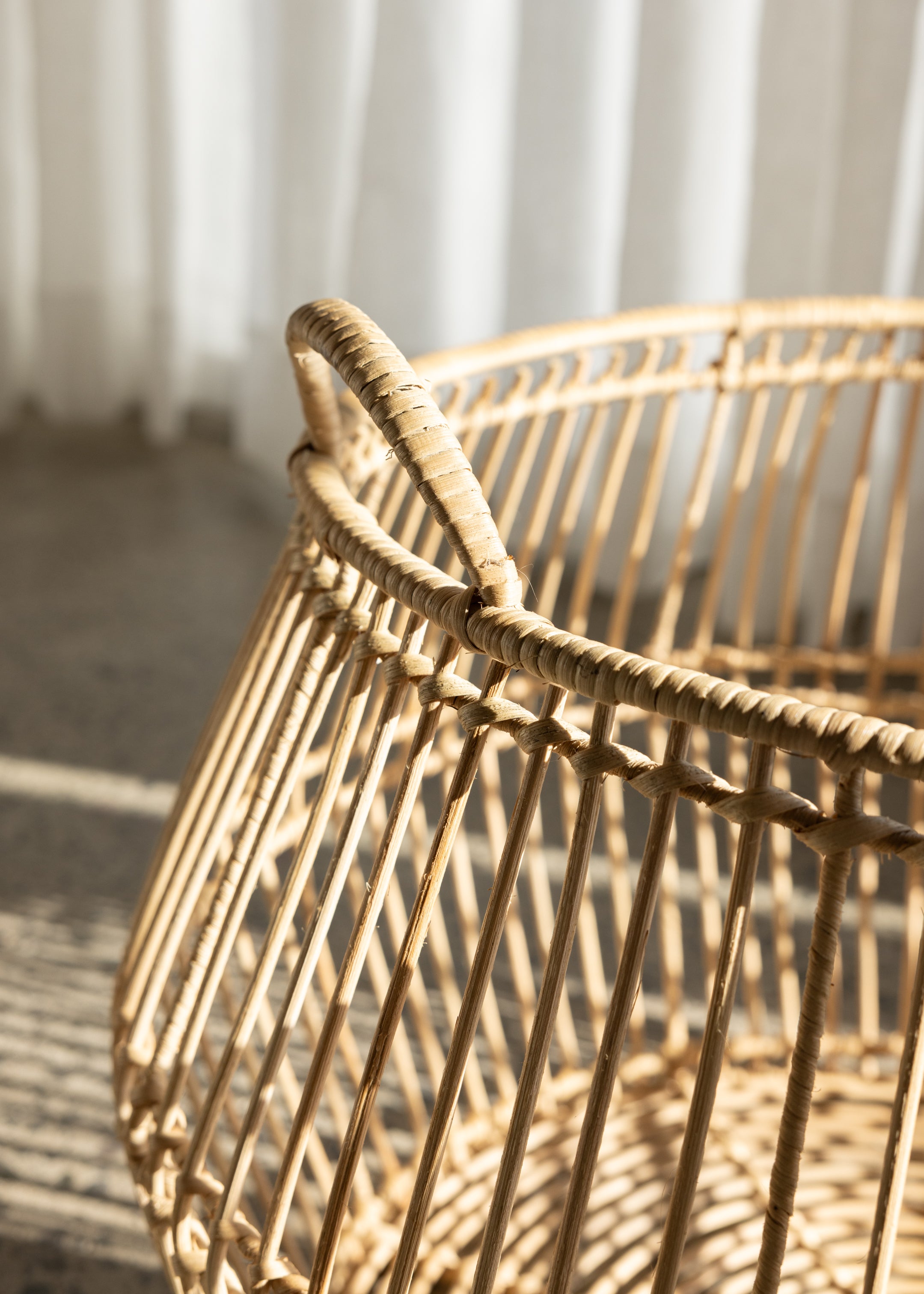 Kaia Rattan Basket Diamond / Natural