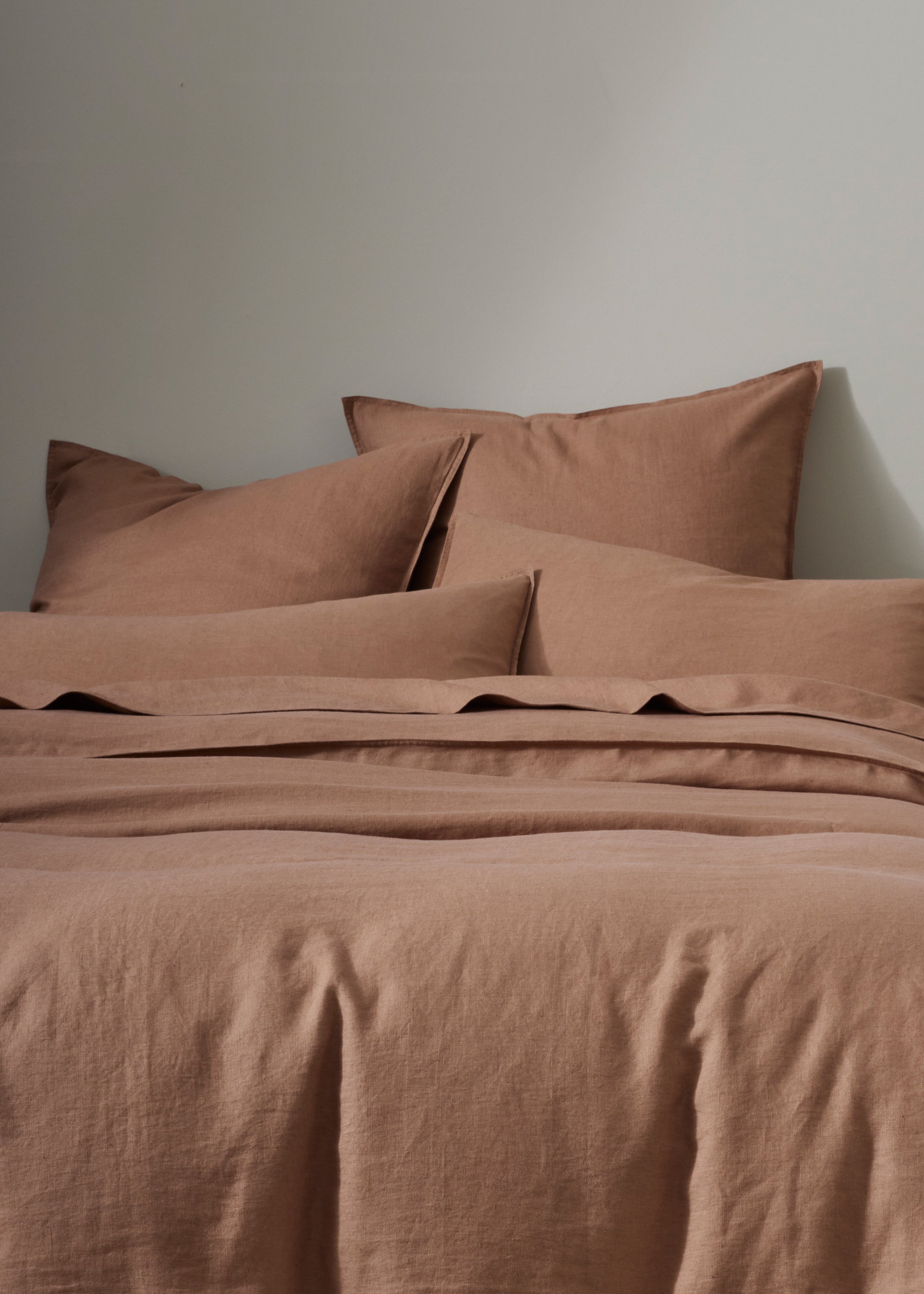 Ravello European Pillowcases / Biscuit