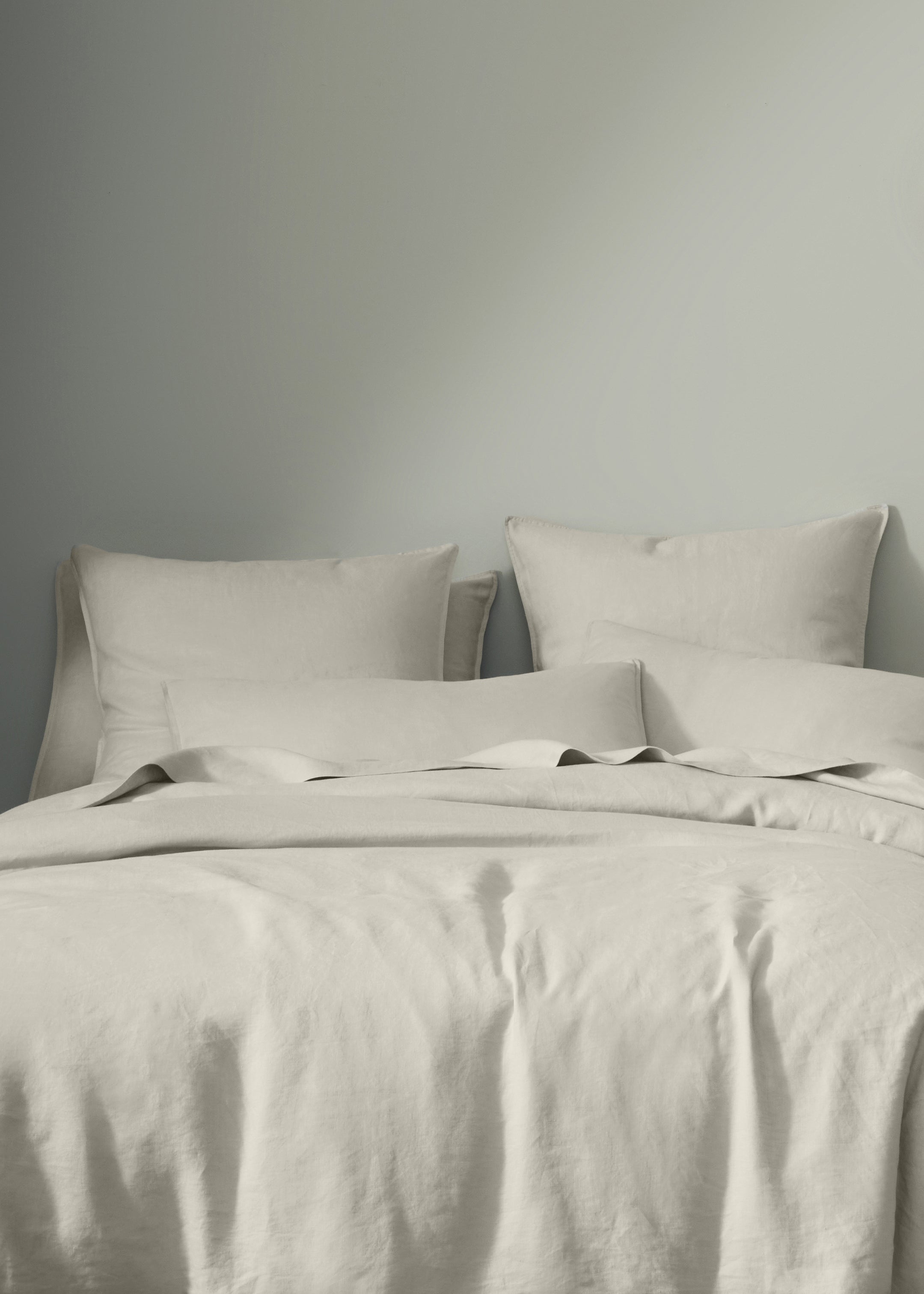 Ravello European Pillowcases / Bone