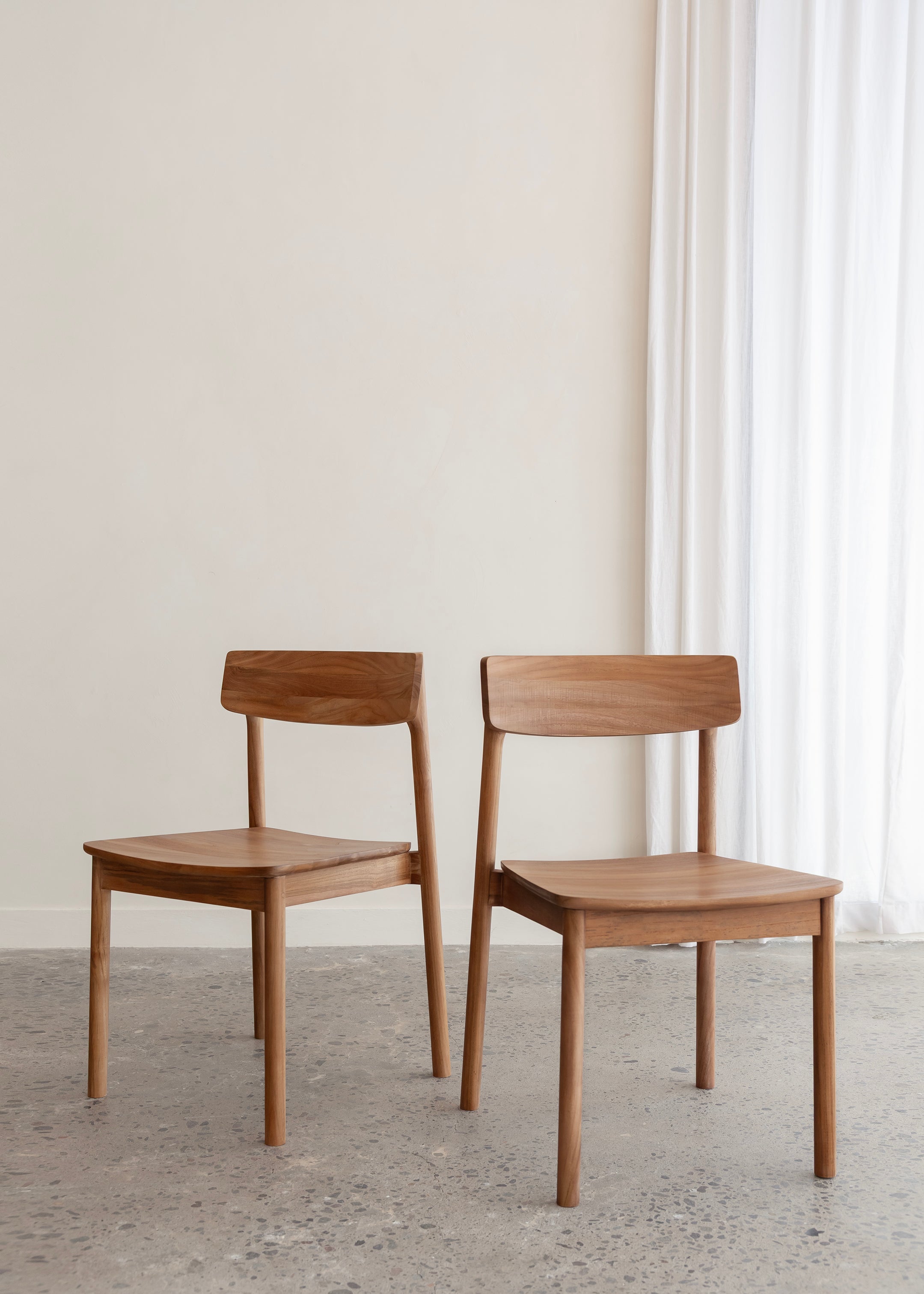 Riko Dining Chair / Dark Teak