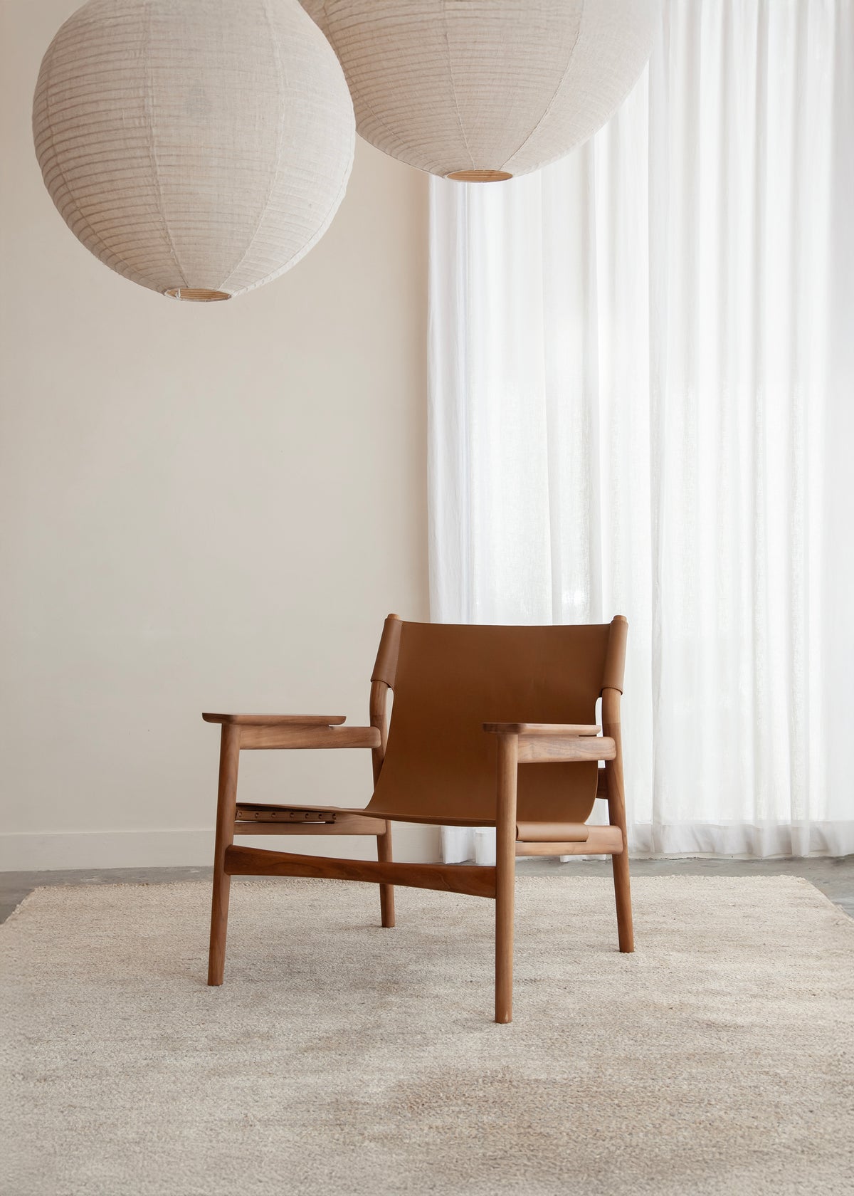 Sana Leather Chair / Tan