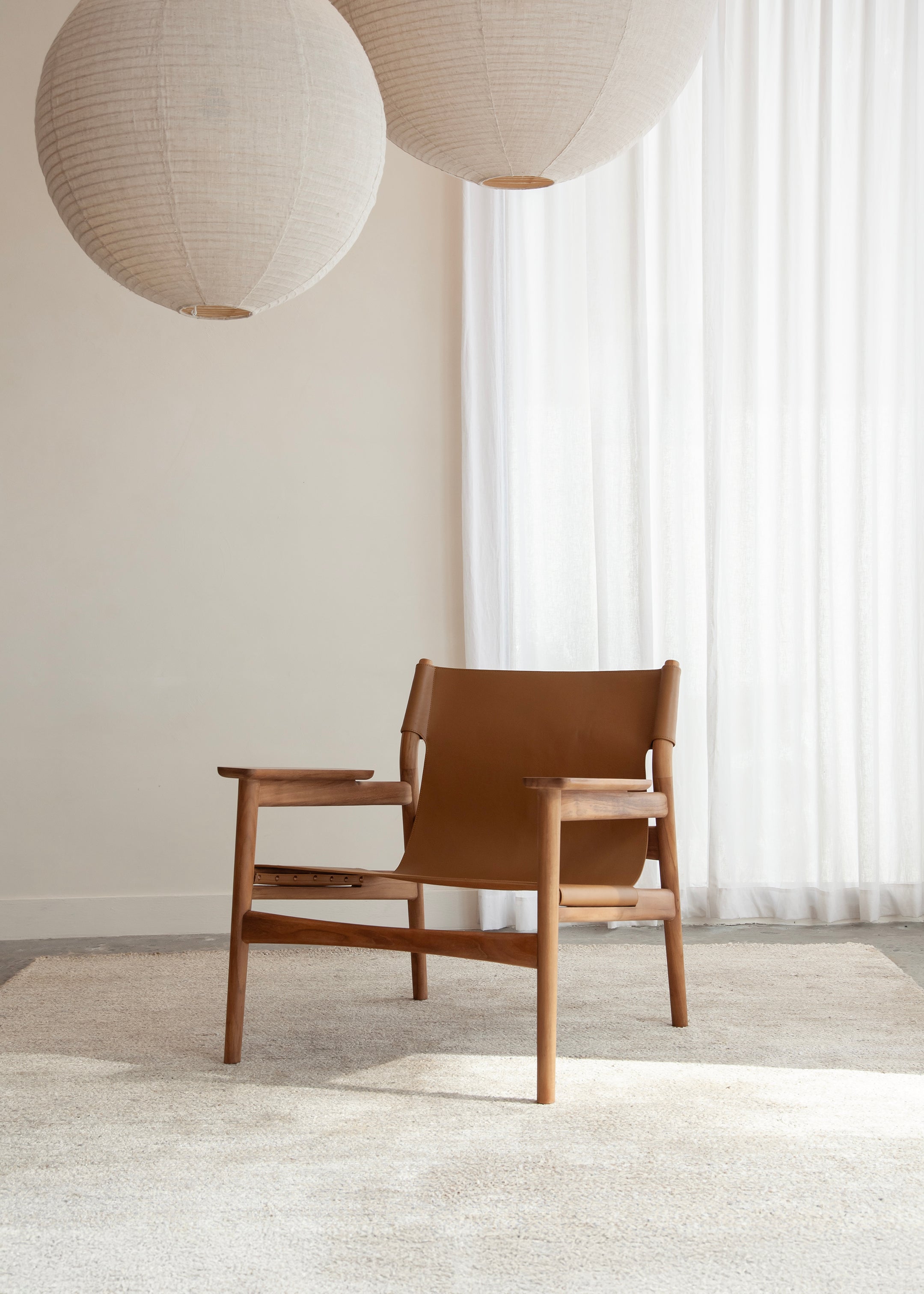 Sana Leather Chair / Tan