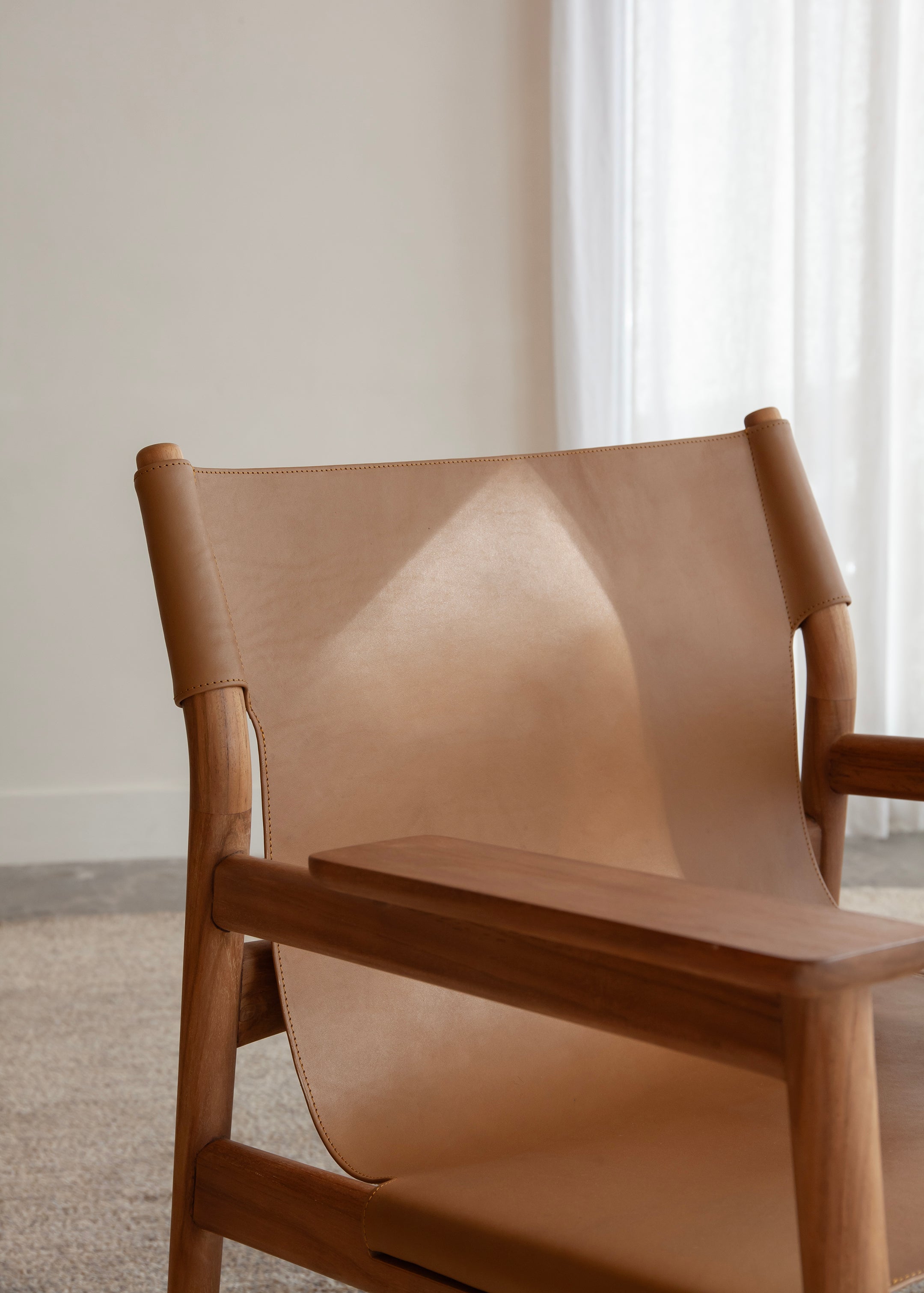 Sana Leather Chair / Tan