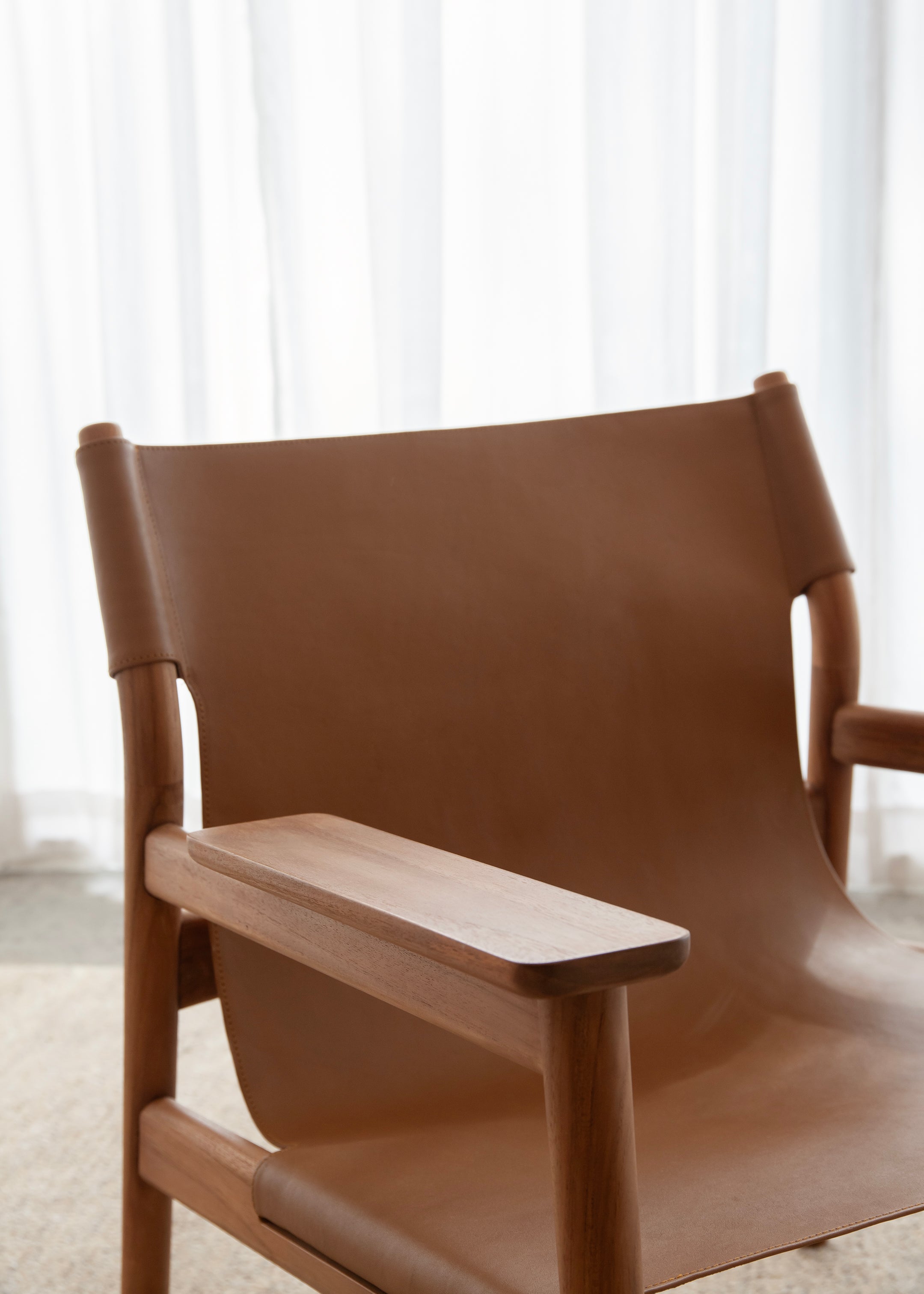 Sana Leather Chair / Tan