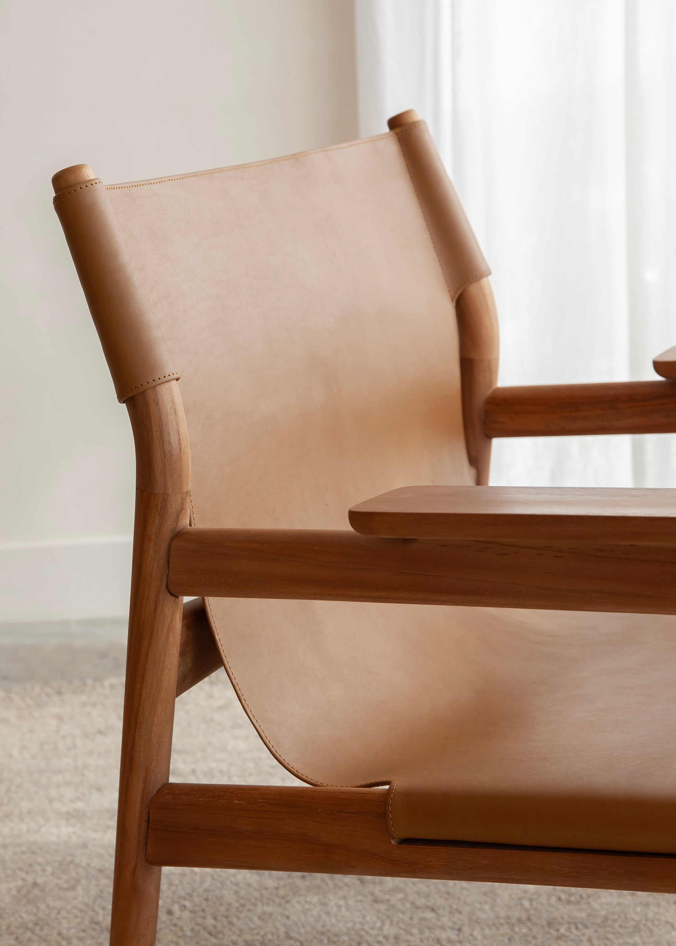 Sana Leather Chair / Tan