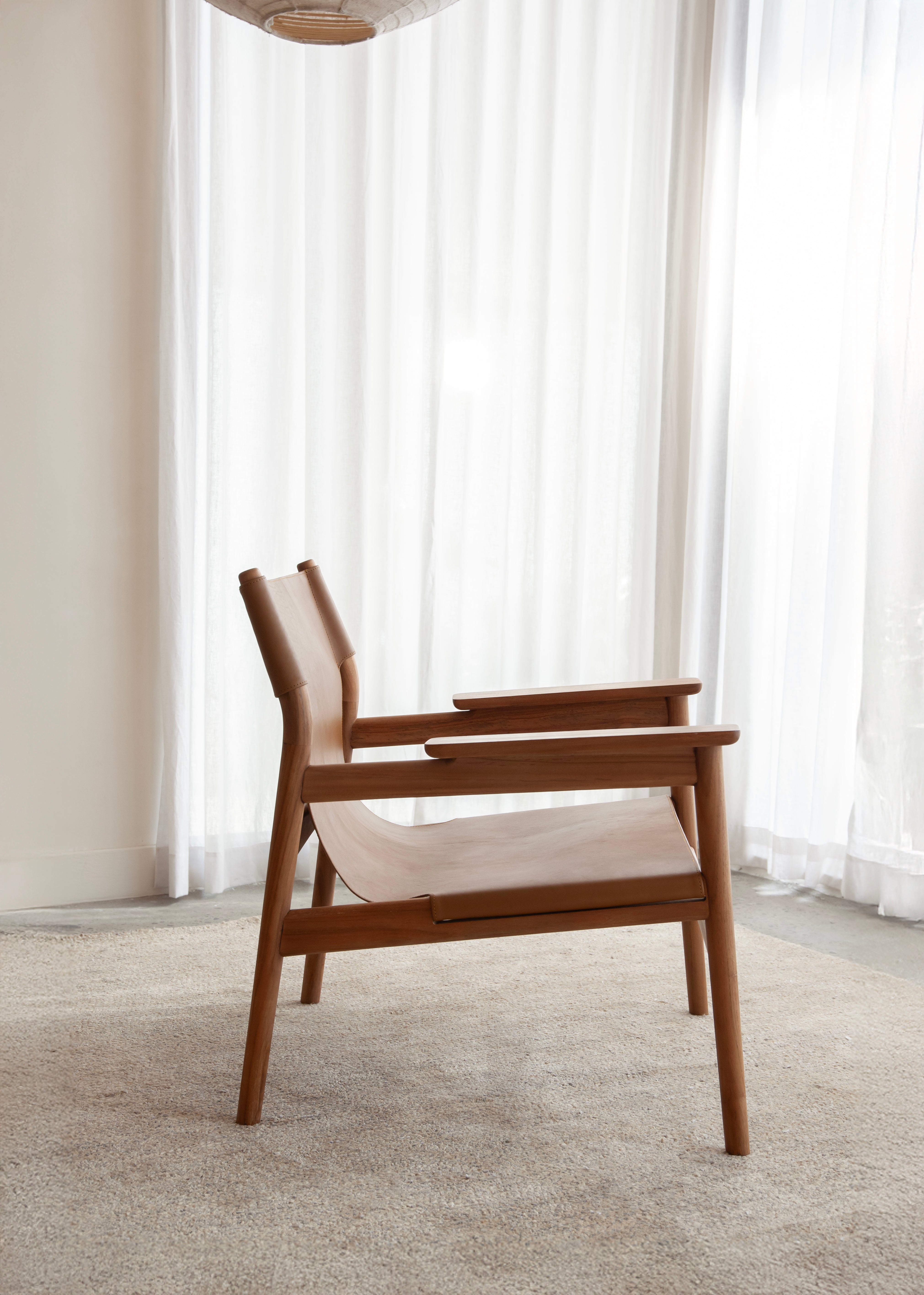 Sana Leather Chair / Tan