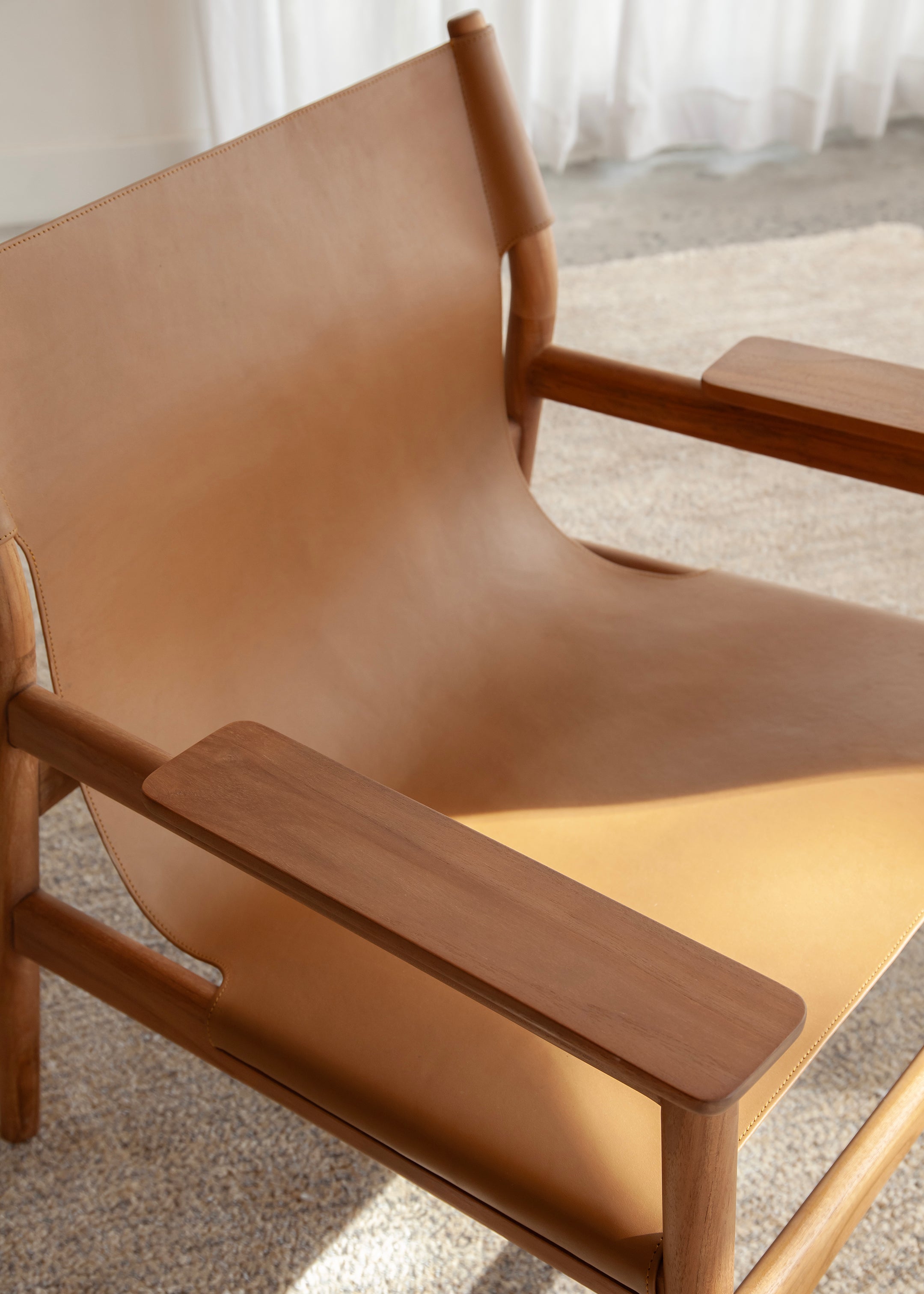 Sana Leather Chair / Tan