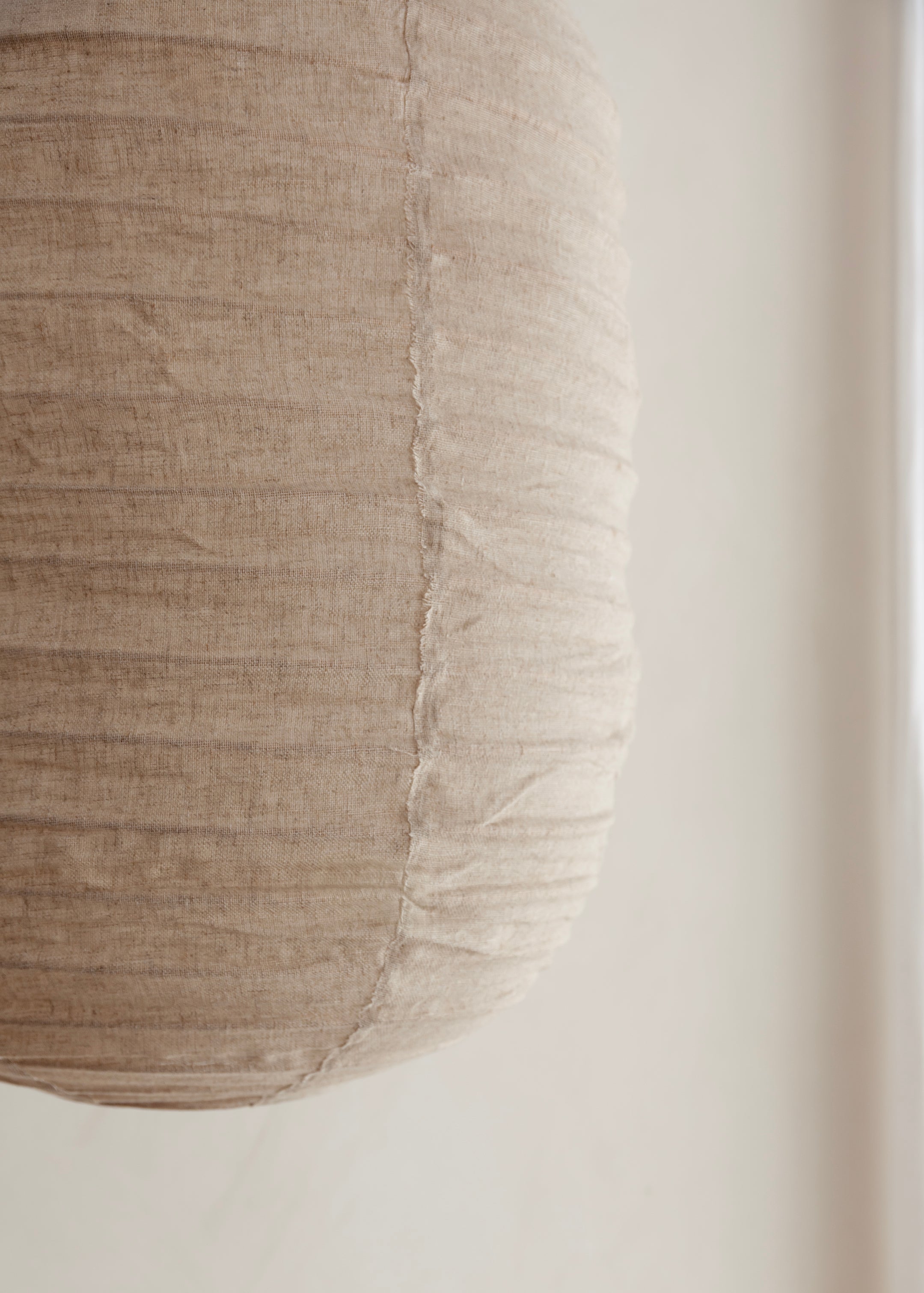 Shanti Linen Lantern / Natural