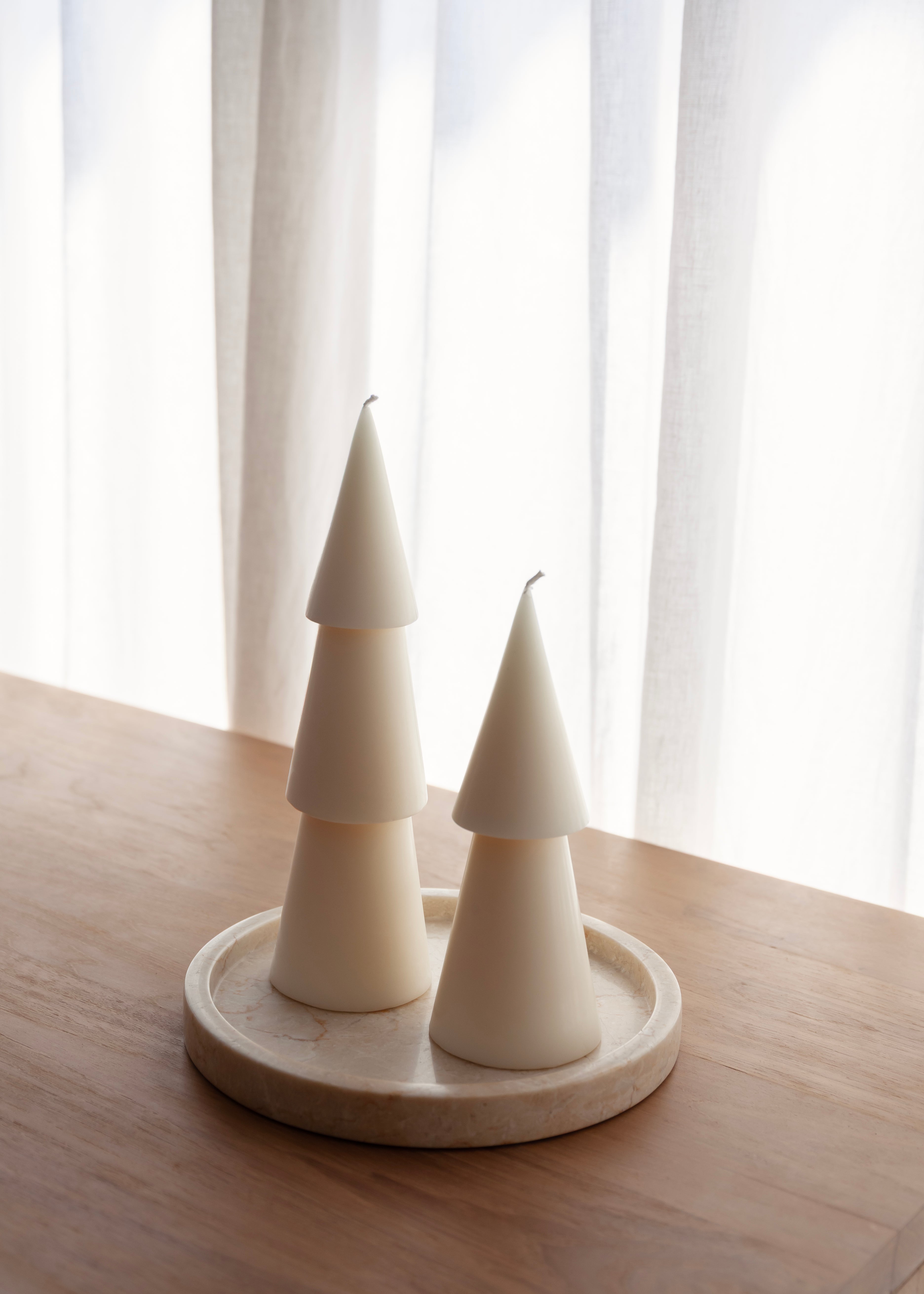 Silent Pine Candle / Ivory