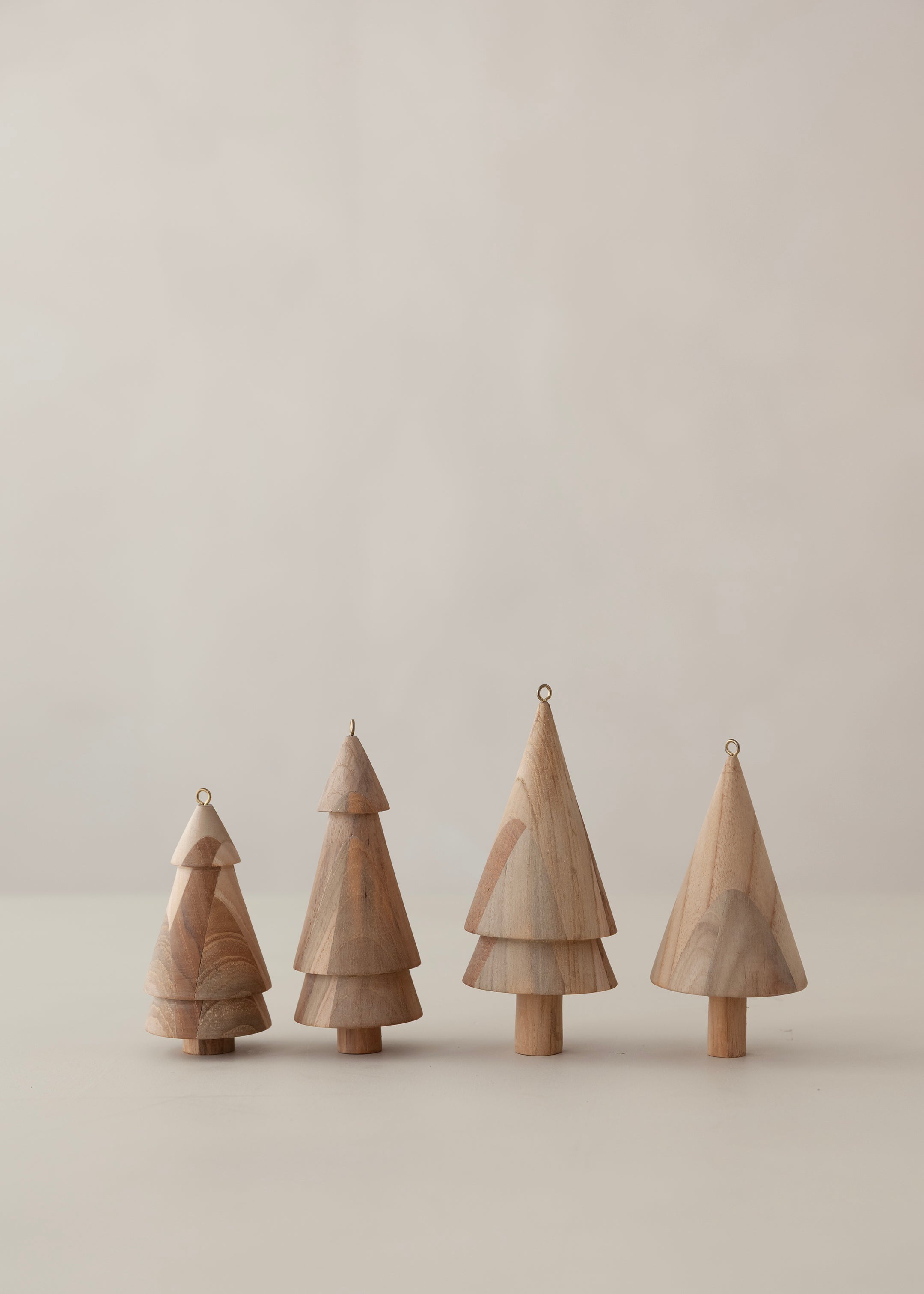 Silent Trees Set of 4 / Natural