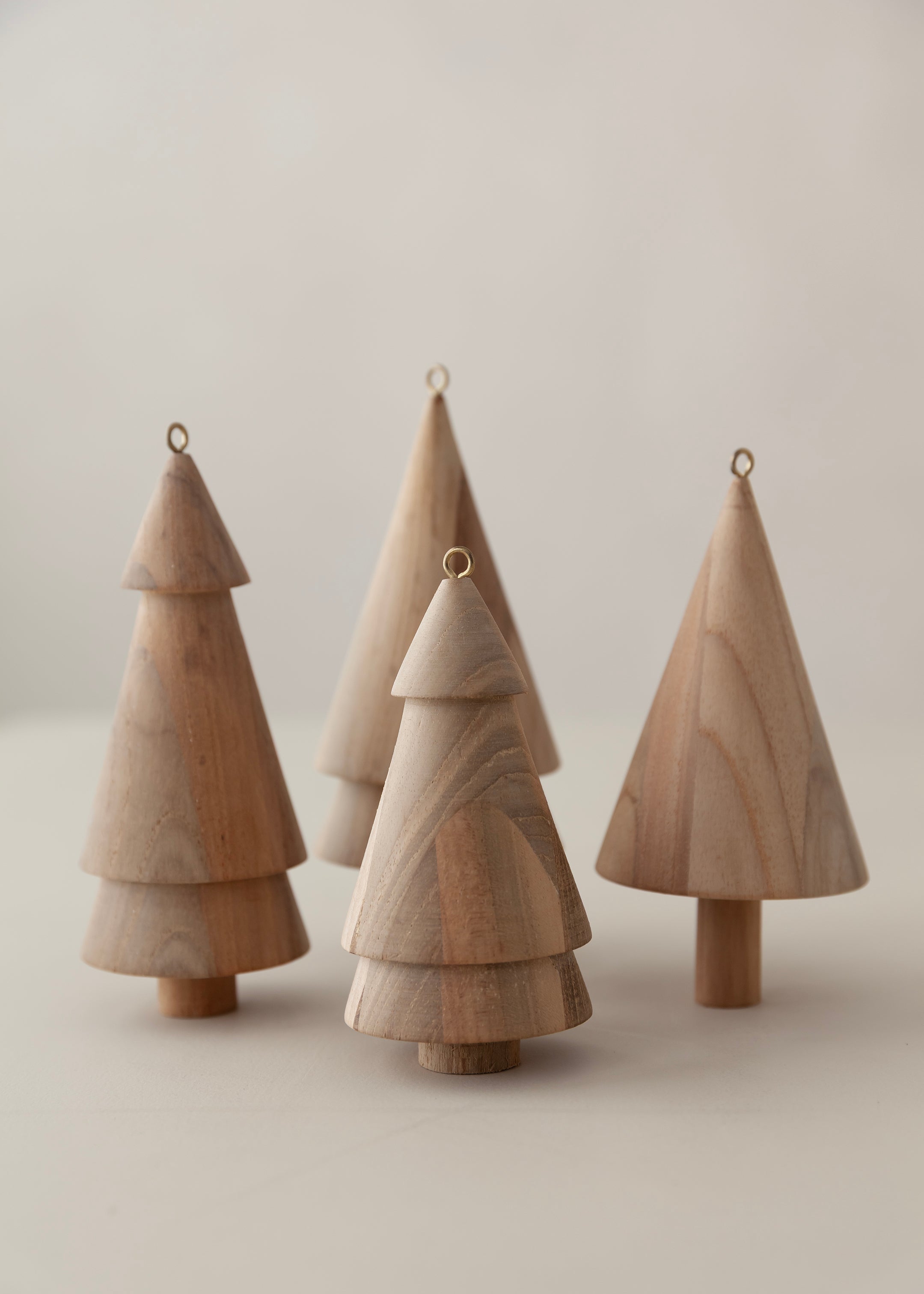 Silent Trees Set of 4 / Natural