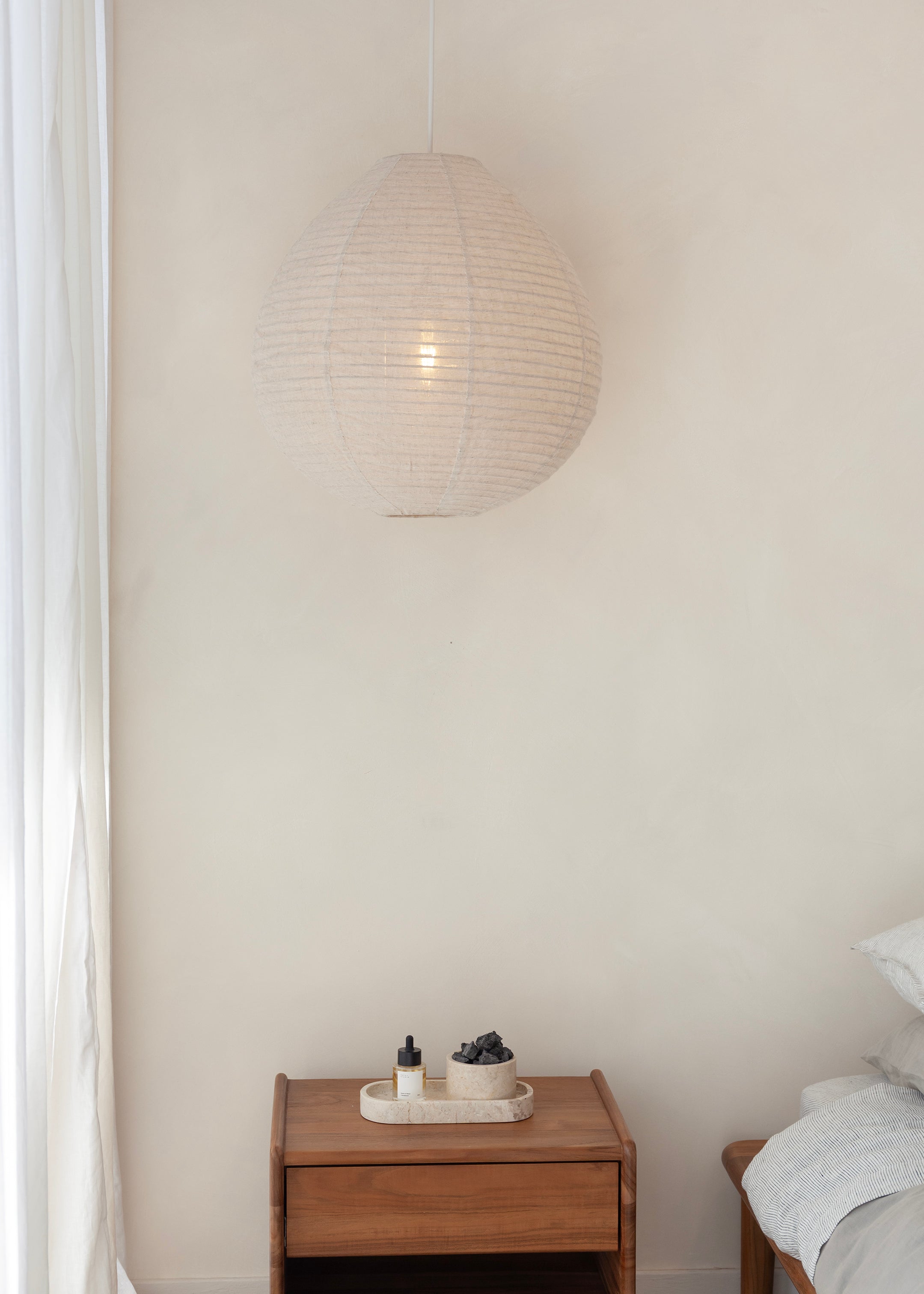 Soma Linen Lantern / Natural
