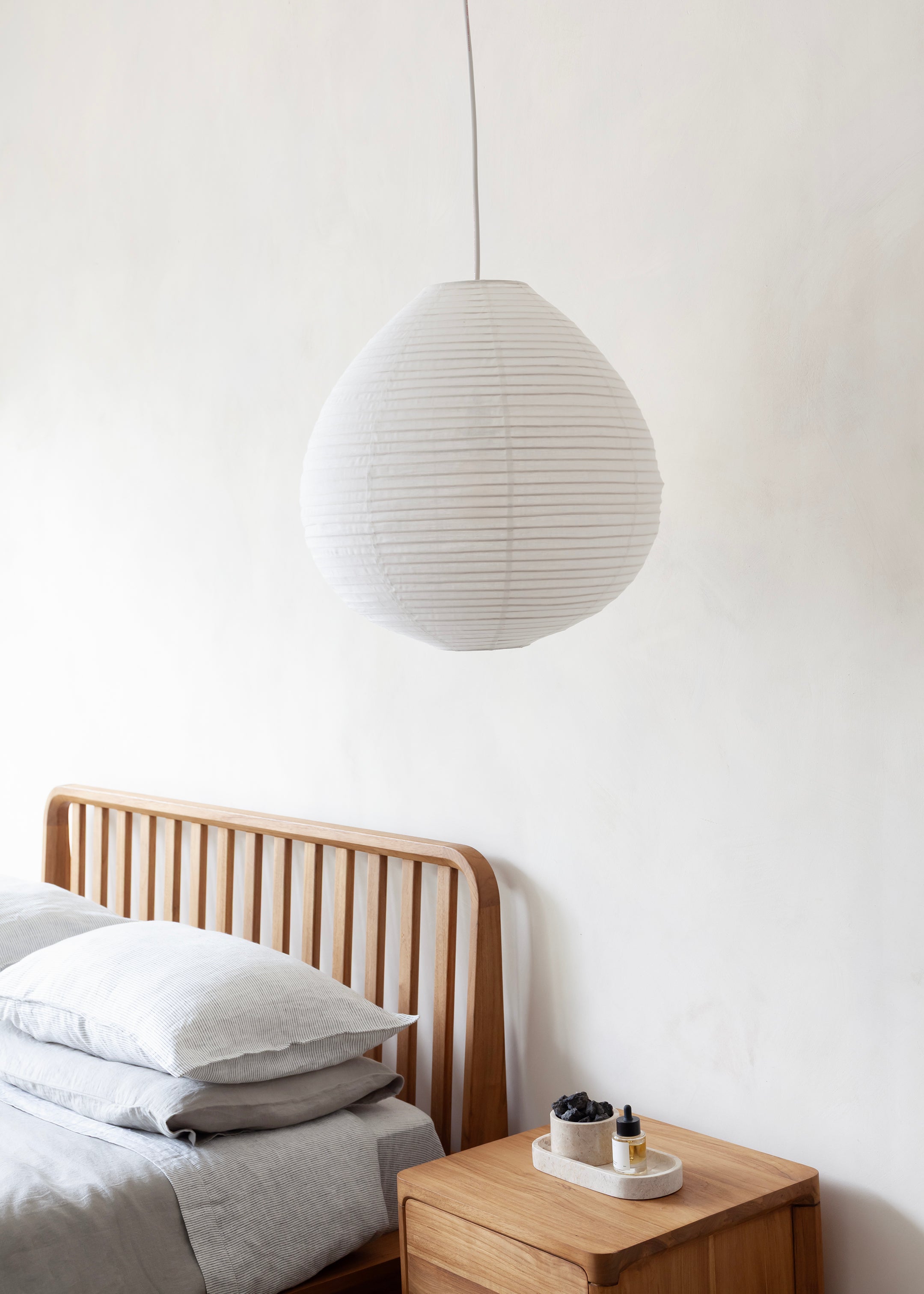 Soma Linen Lantern / Off White