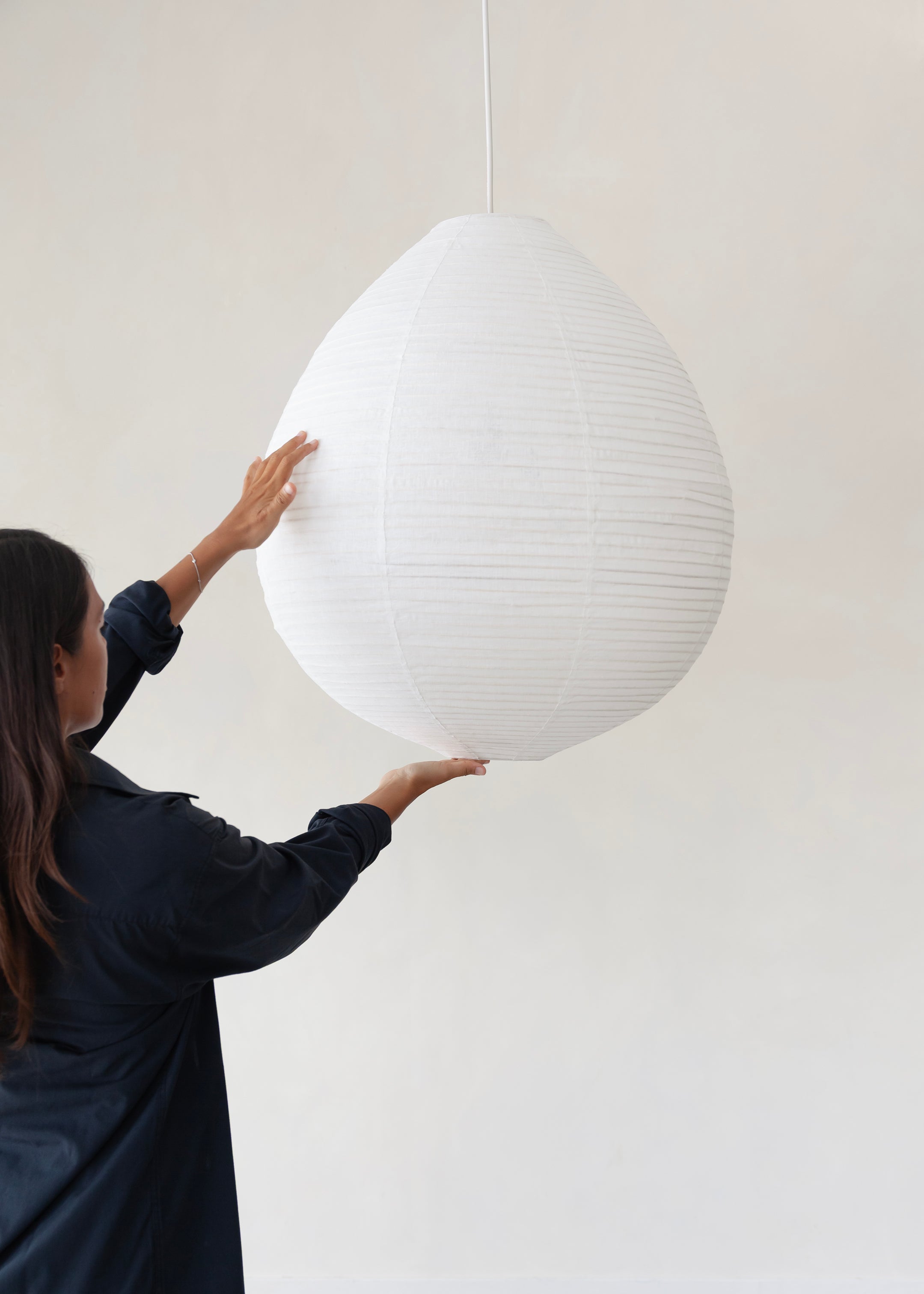 Soma Linen Lantern / Off White
