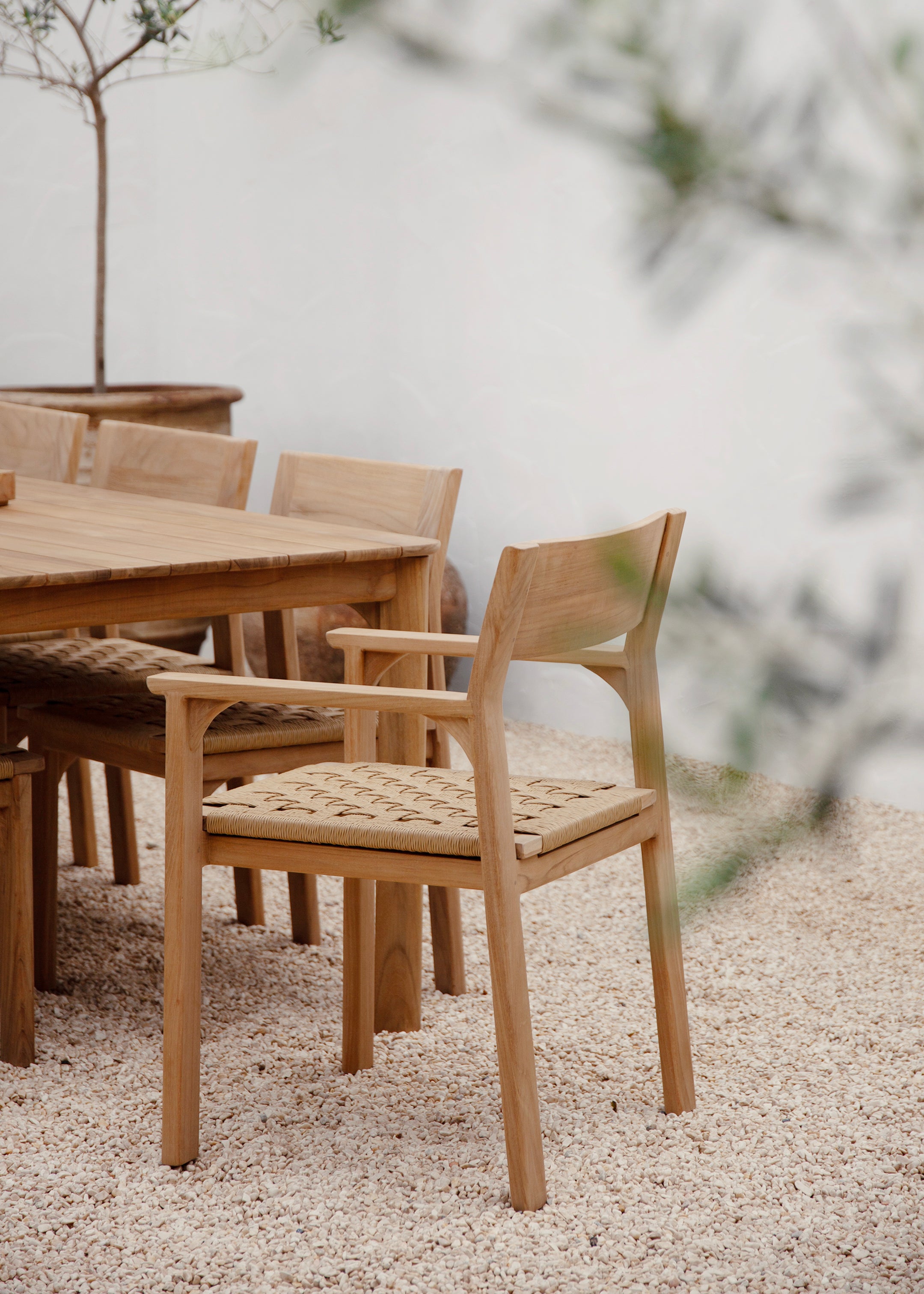 Suri Outdoor Dining Chair with Armrest (available soon)