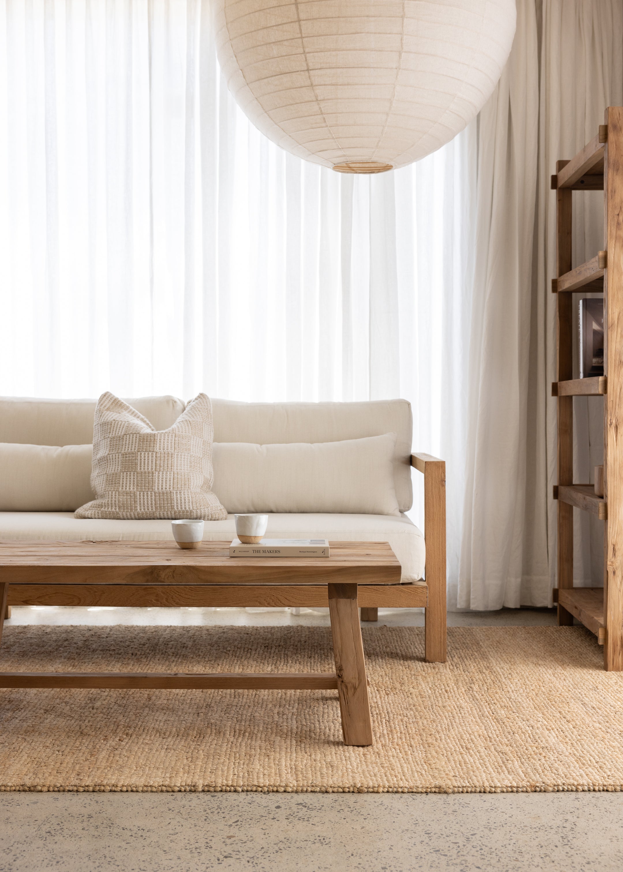 Settler Coffee Table / Dark Teak