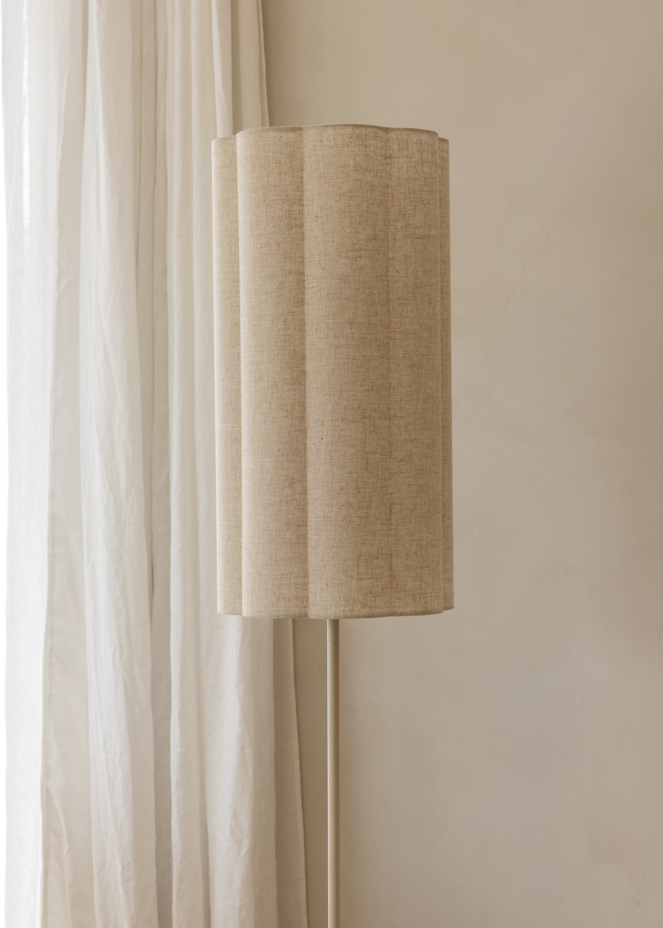 Talstone Linen Floor Lamp