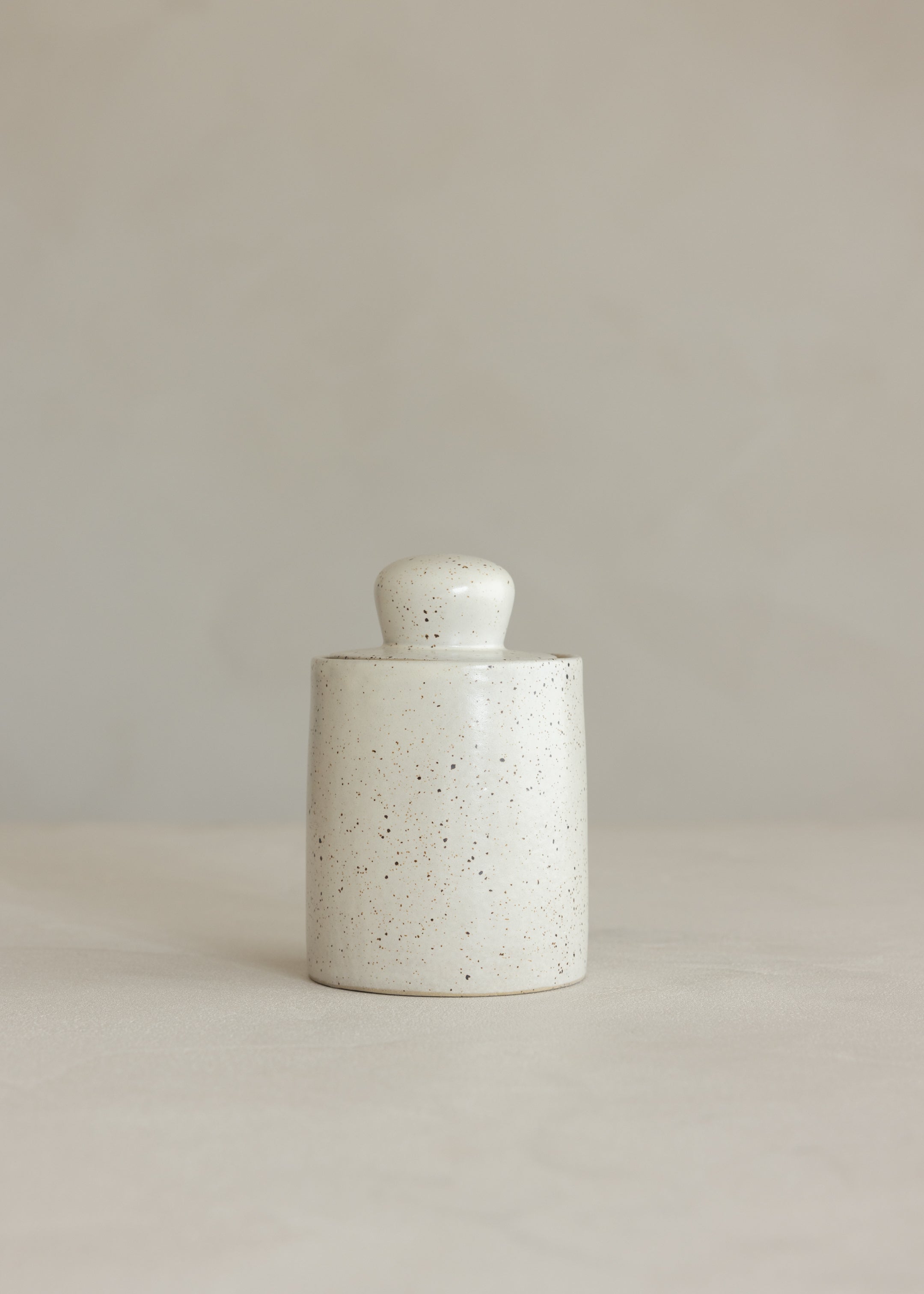 Urip Canister Large / Speckled White