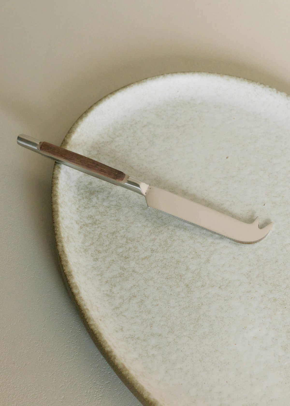 Wood Inlay Cheese Knife