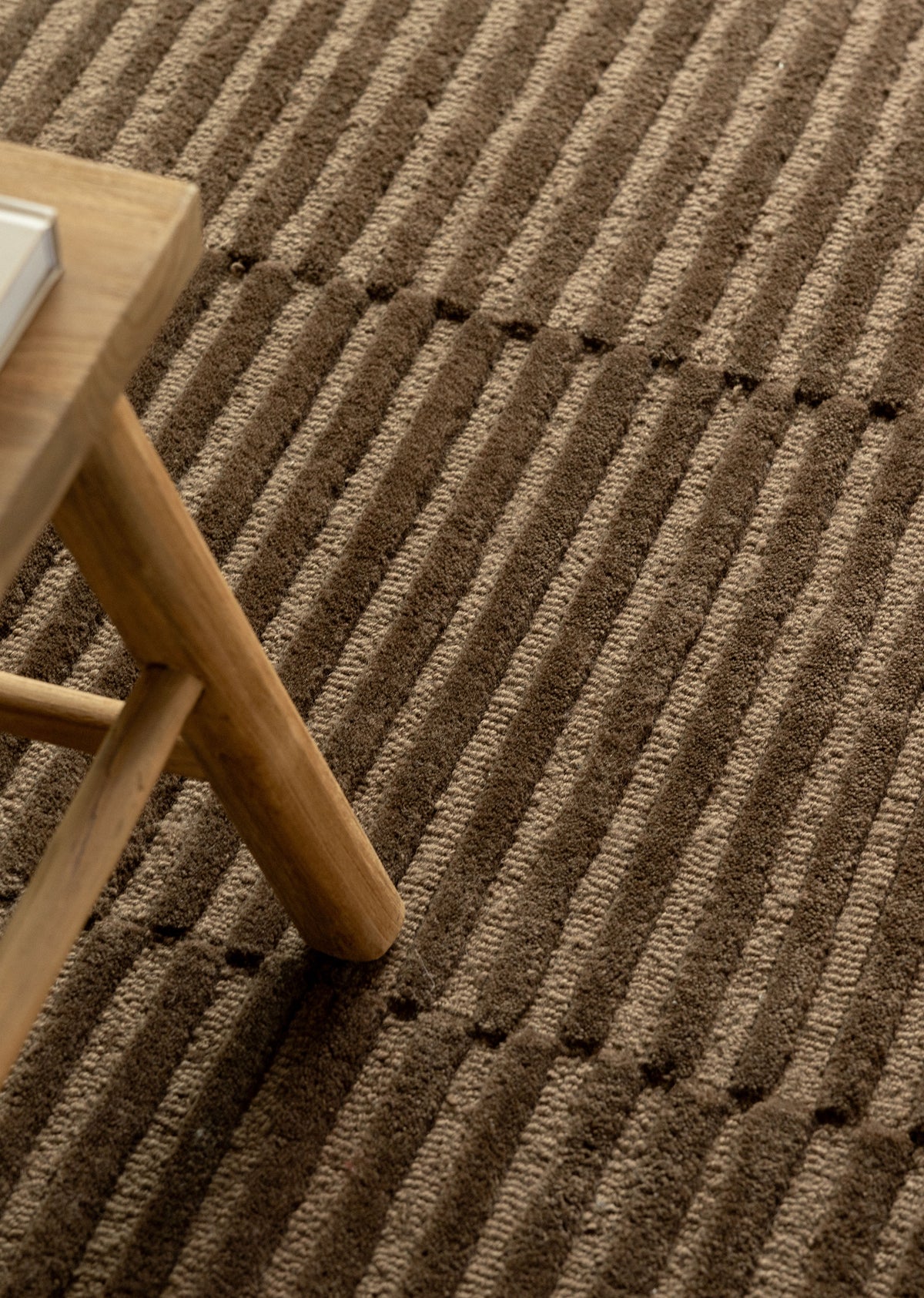 Anni Floor Rug in Chocolate | Handcrafted Rugs | Kayu Studio
