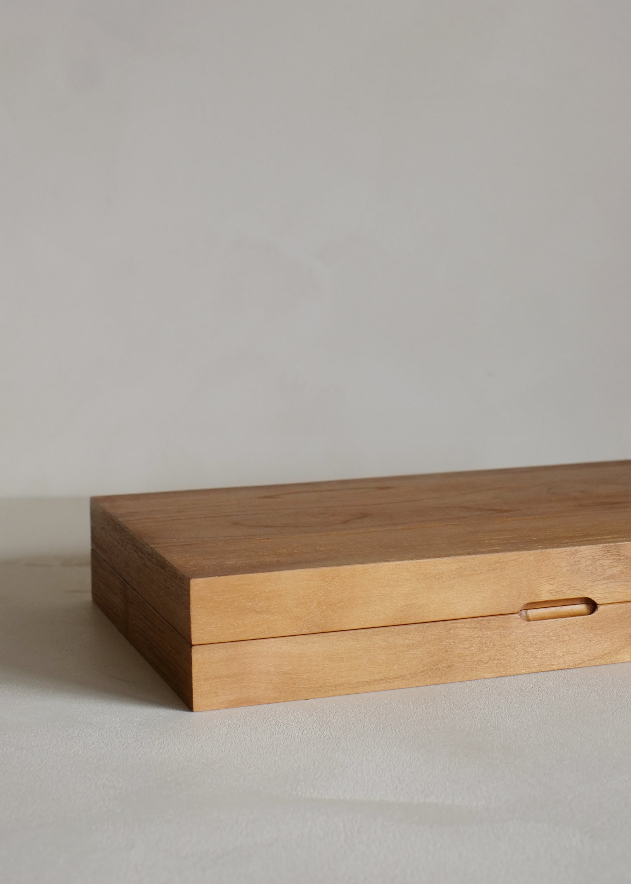 Maku Marble Backgammon / Cream and Black