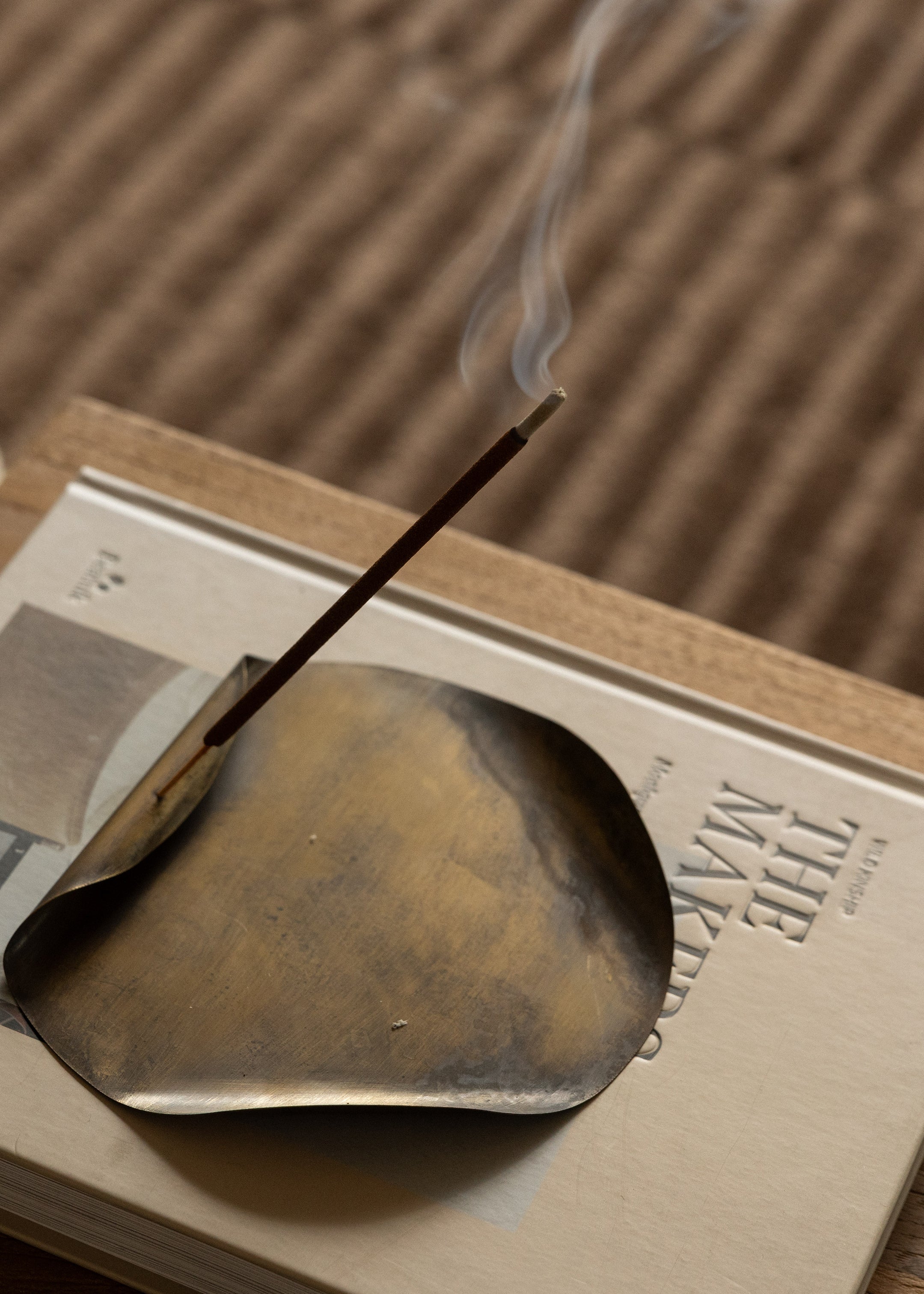 Bulan Brass Incense Holder