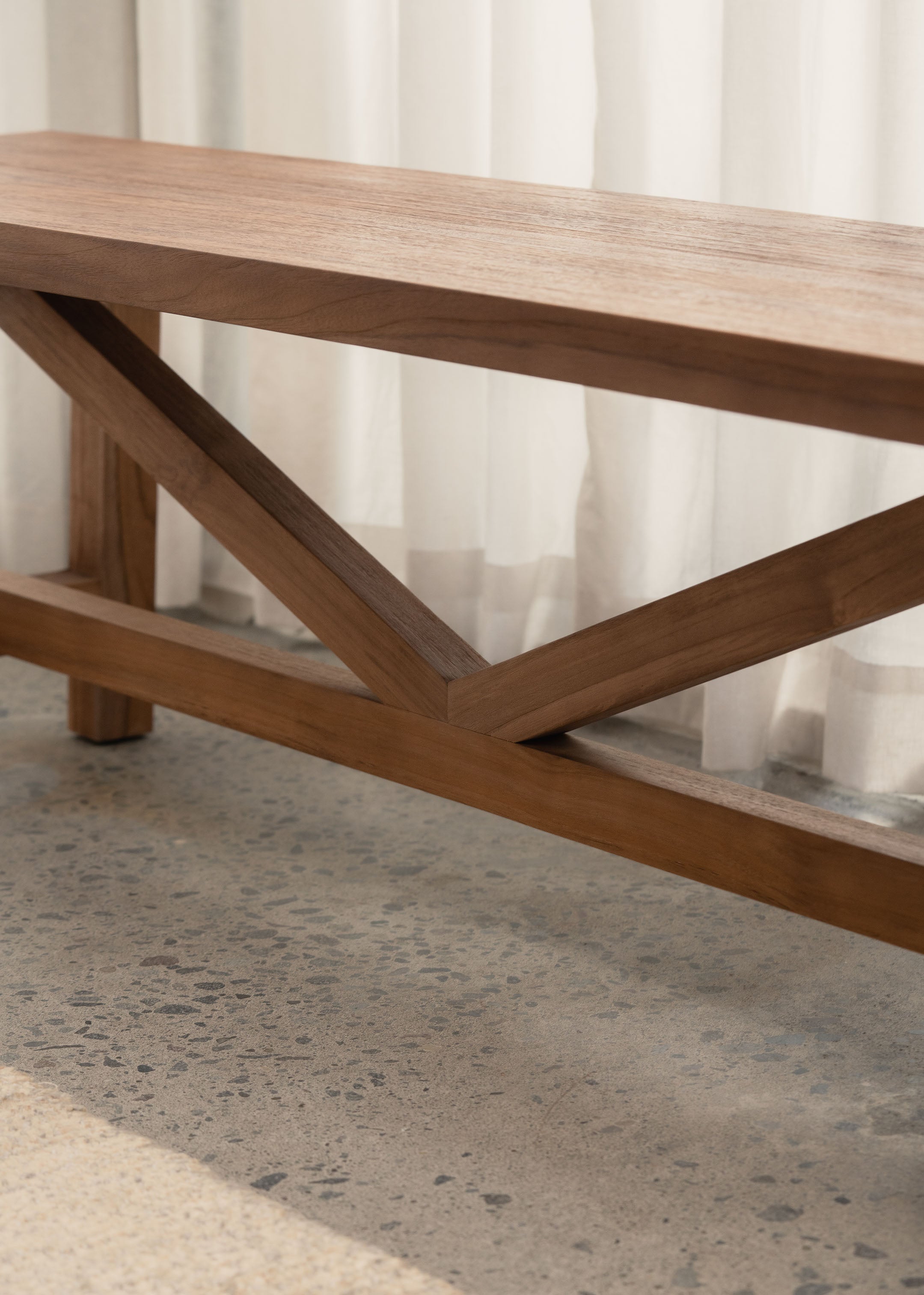 Hani Bench Seat / Dark Teak