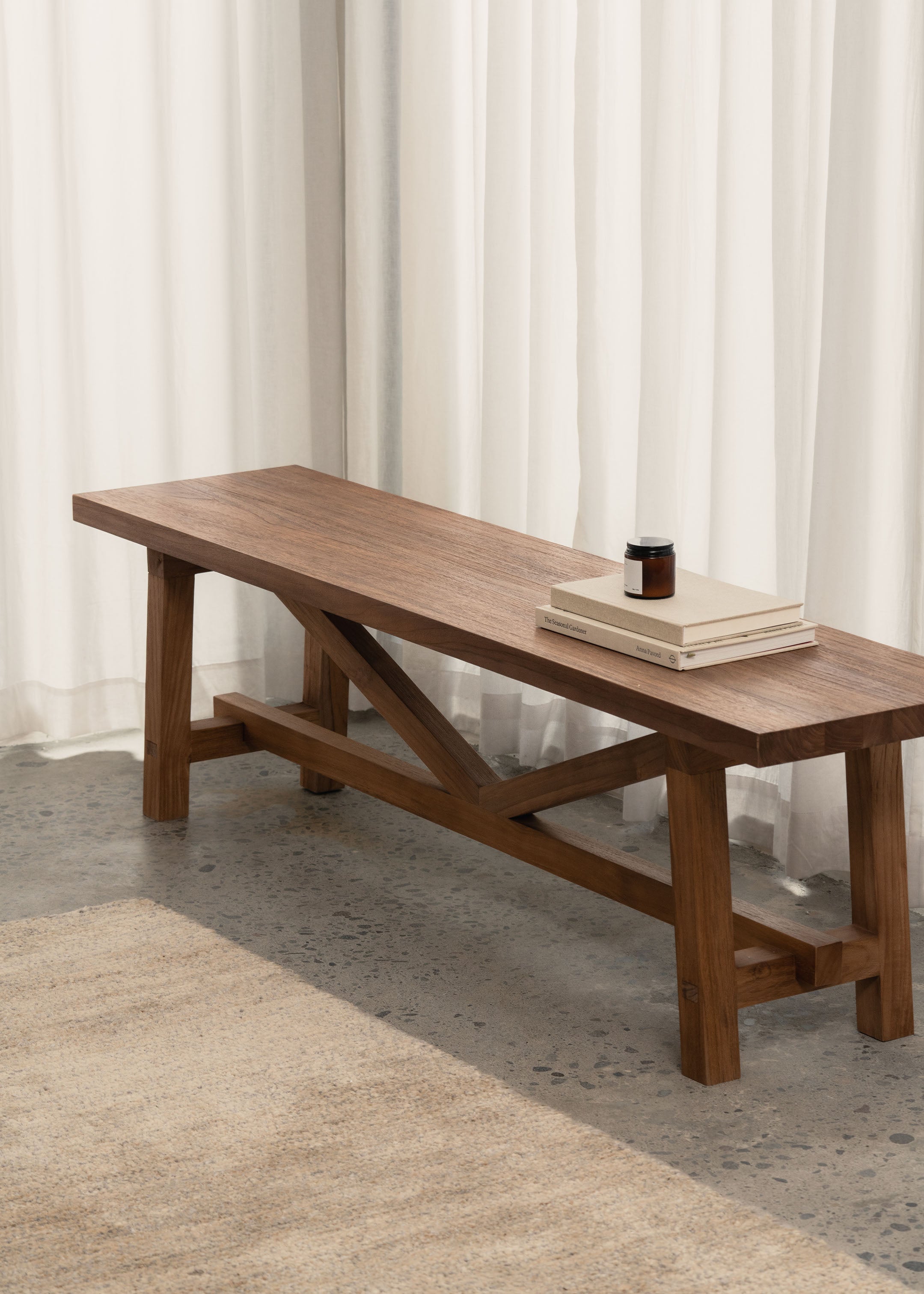 Hani Bench Seat / Dark Teak