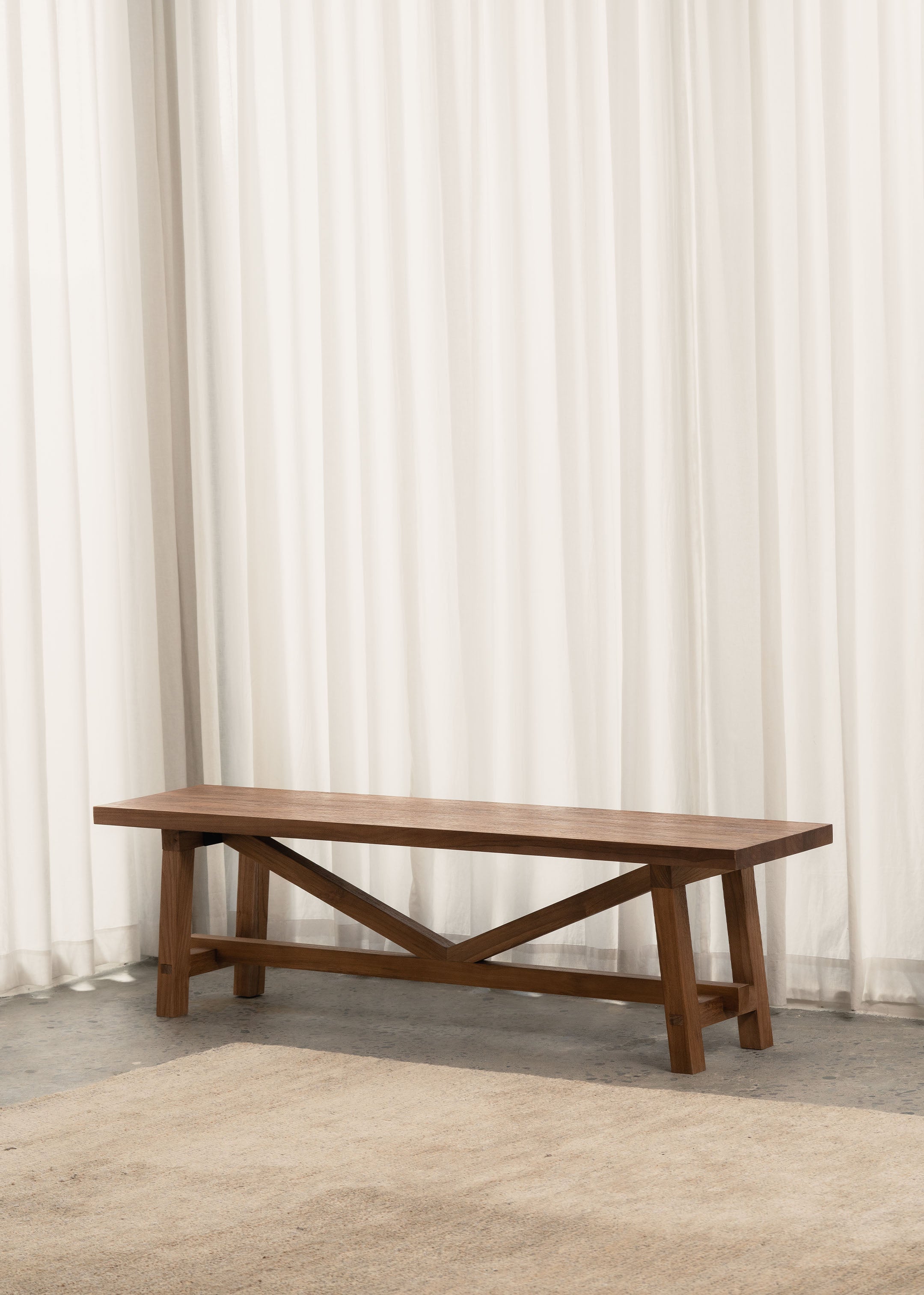 Hani Bench Seat / Dark Teak