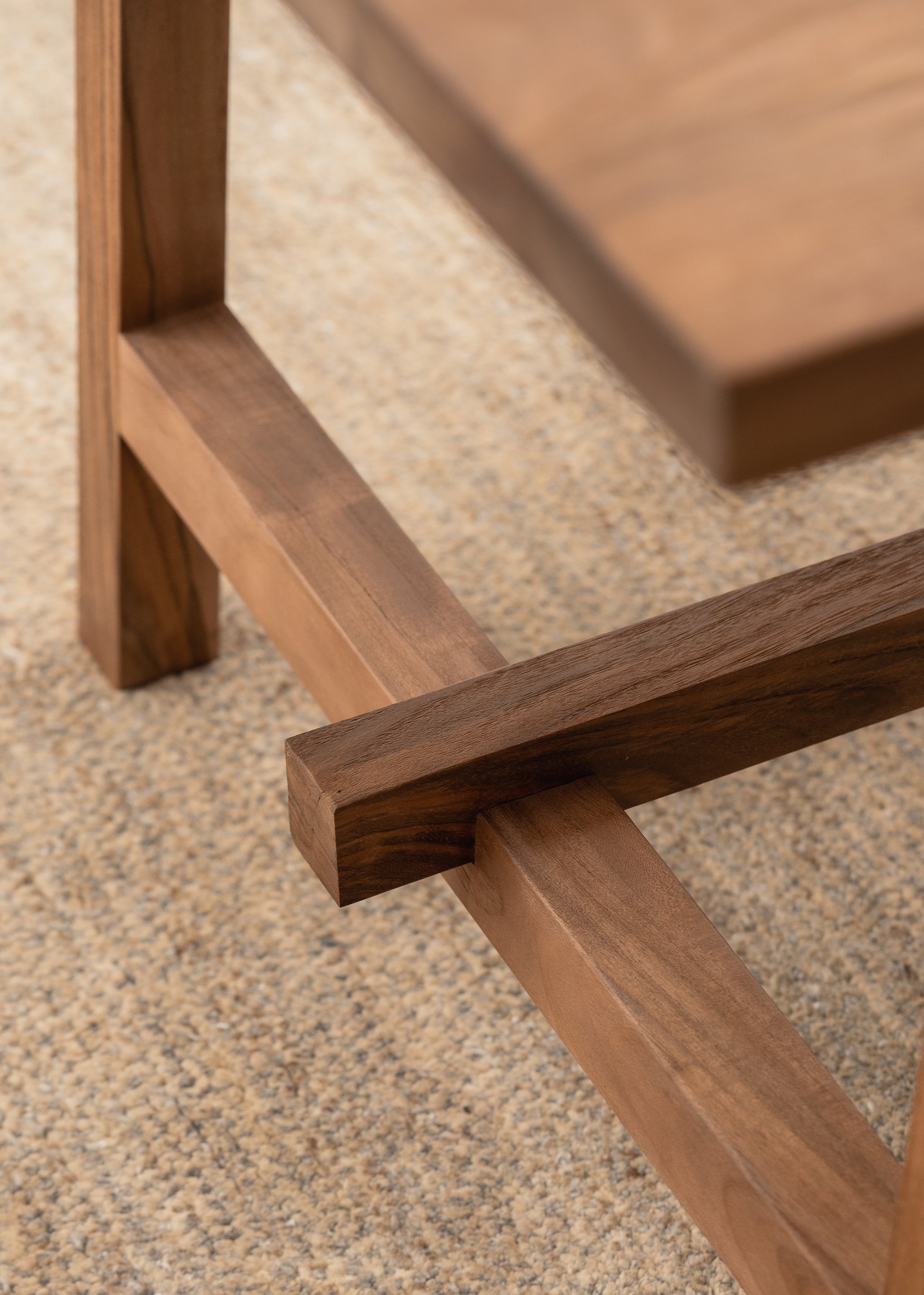 Hani Dining Table / Dark Teak