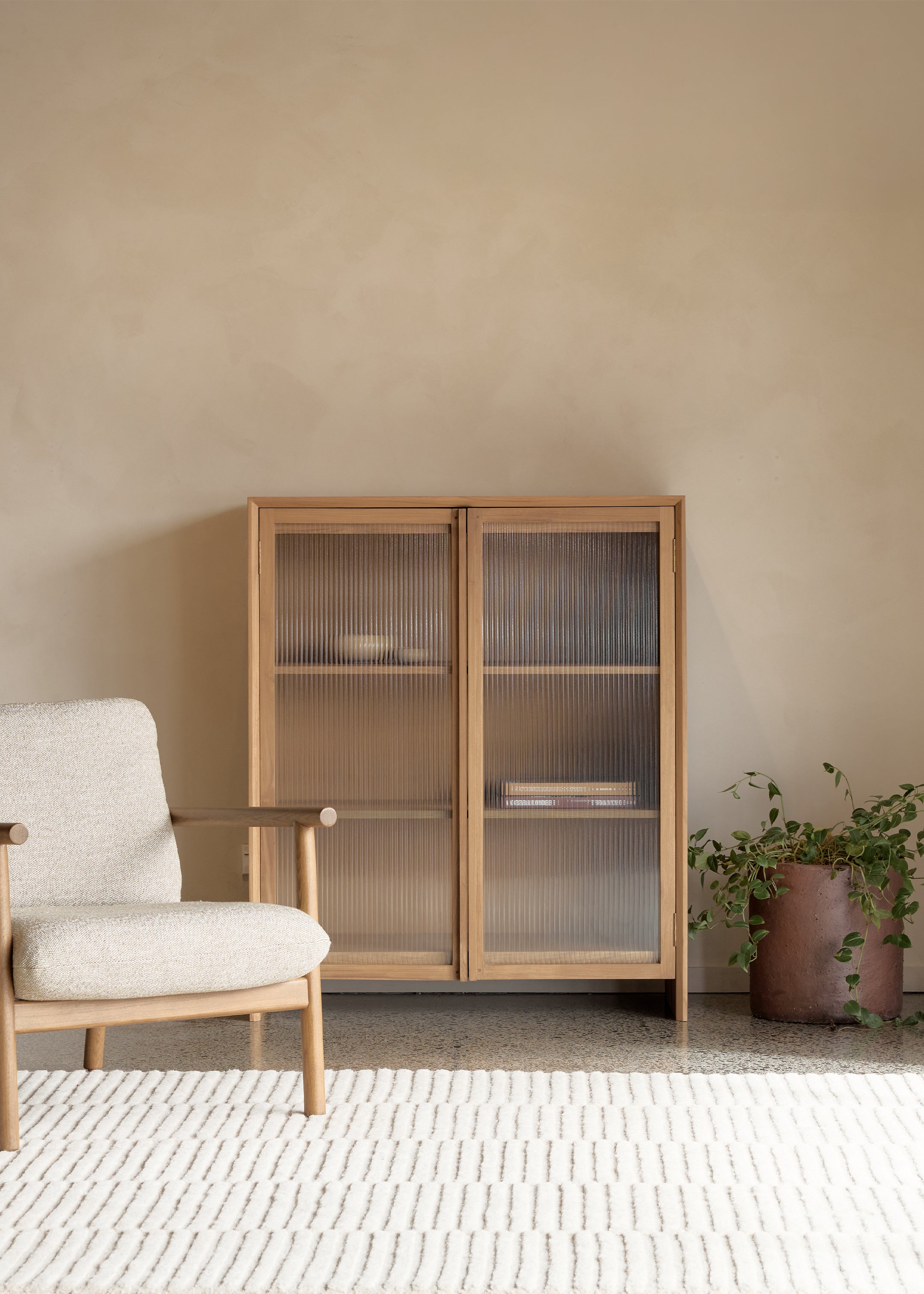 Jasper Glass Cabinet / Low