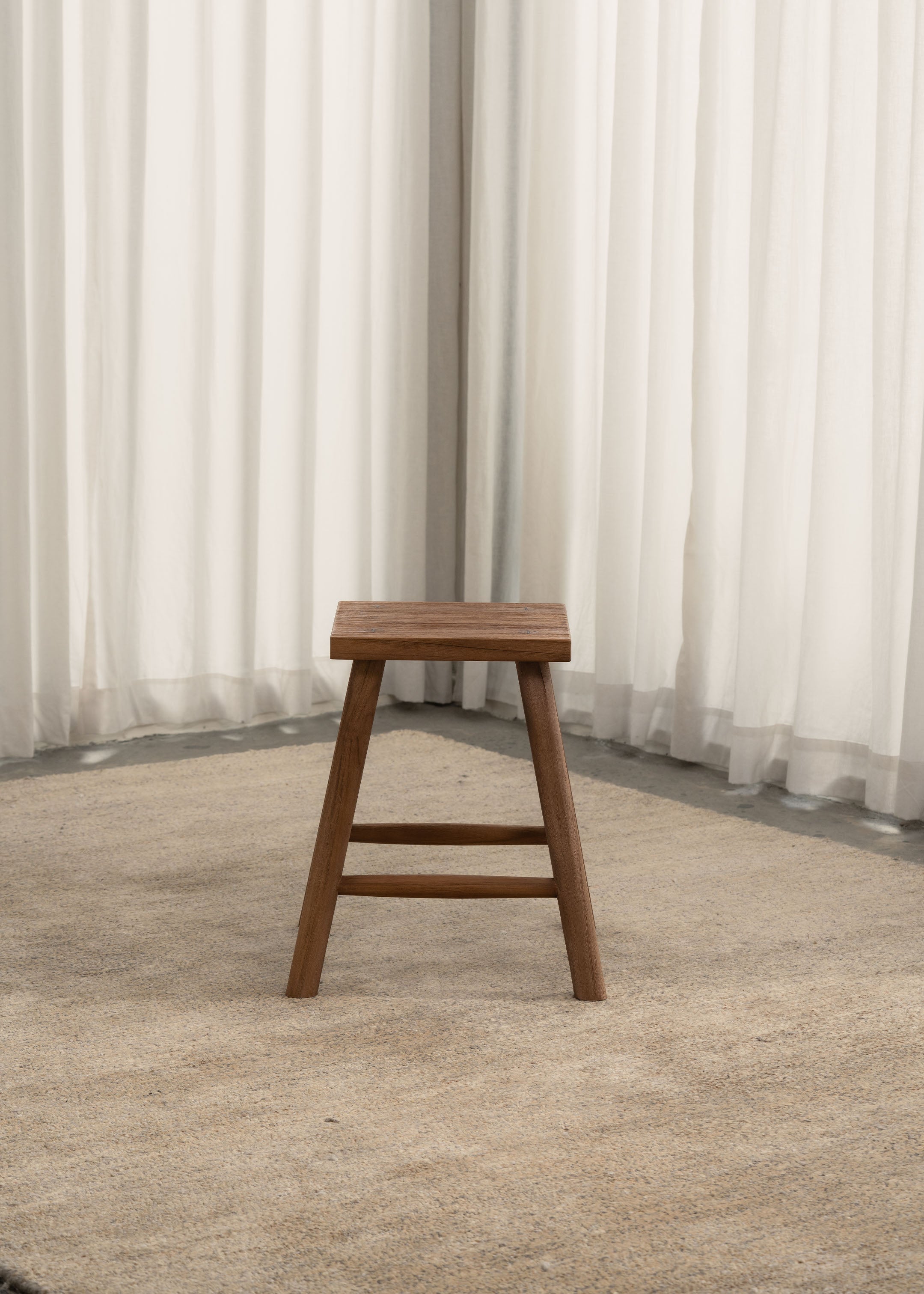 Kiran Stool / Dark Teak