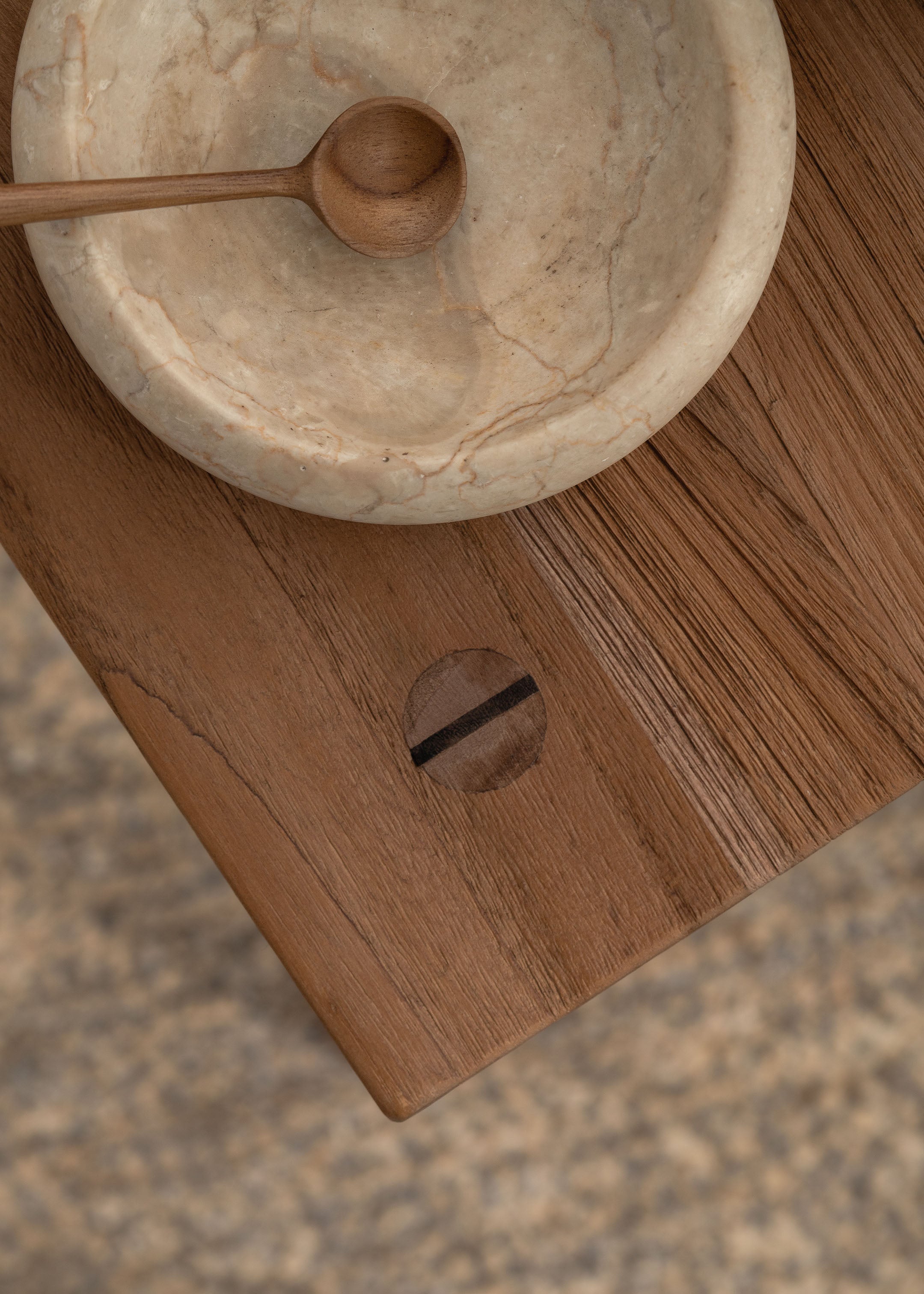Kiran Stool / Dark Teak