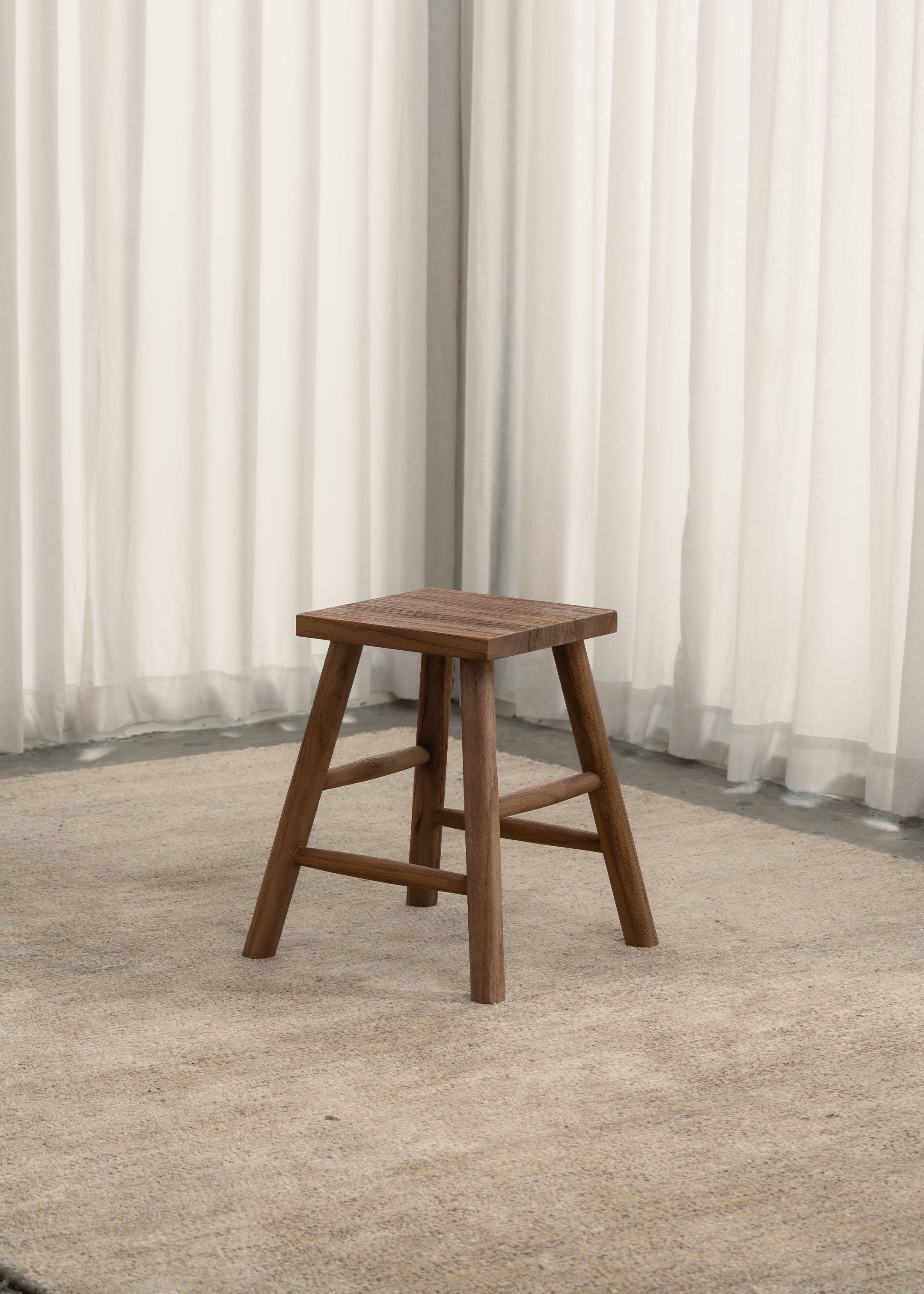 Kiran Stool / Dark Teak