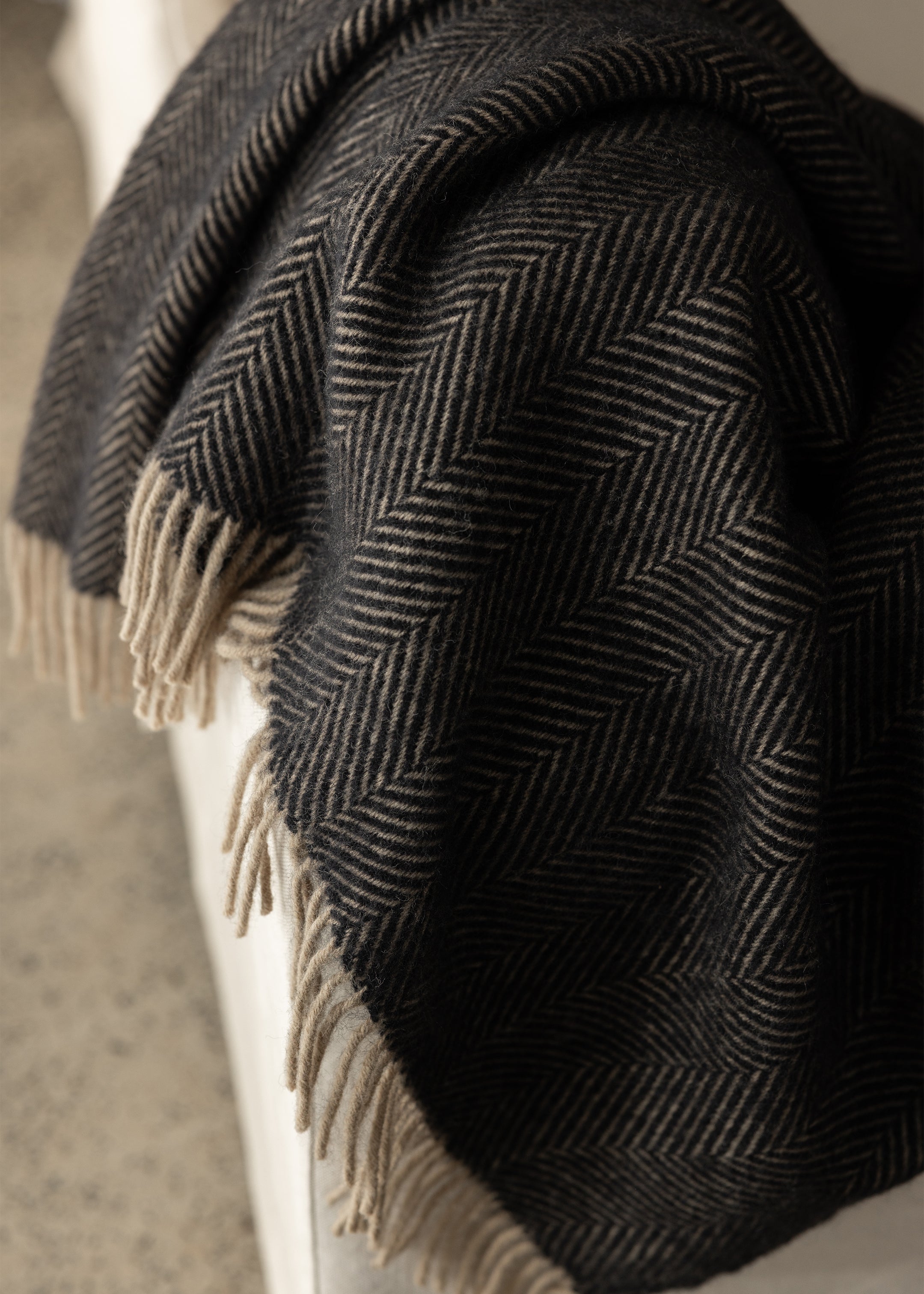 Lerwick Wool Throw / Vintage