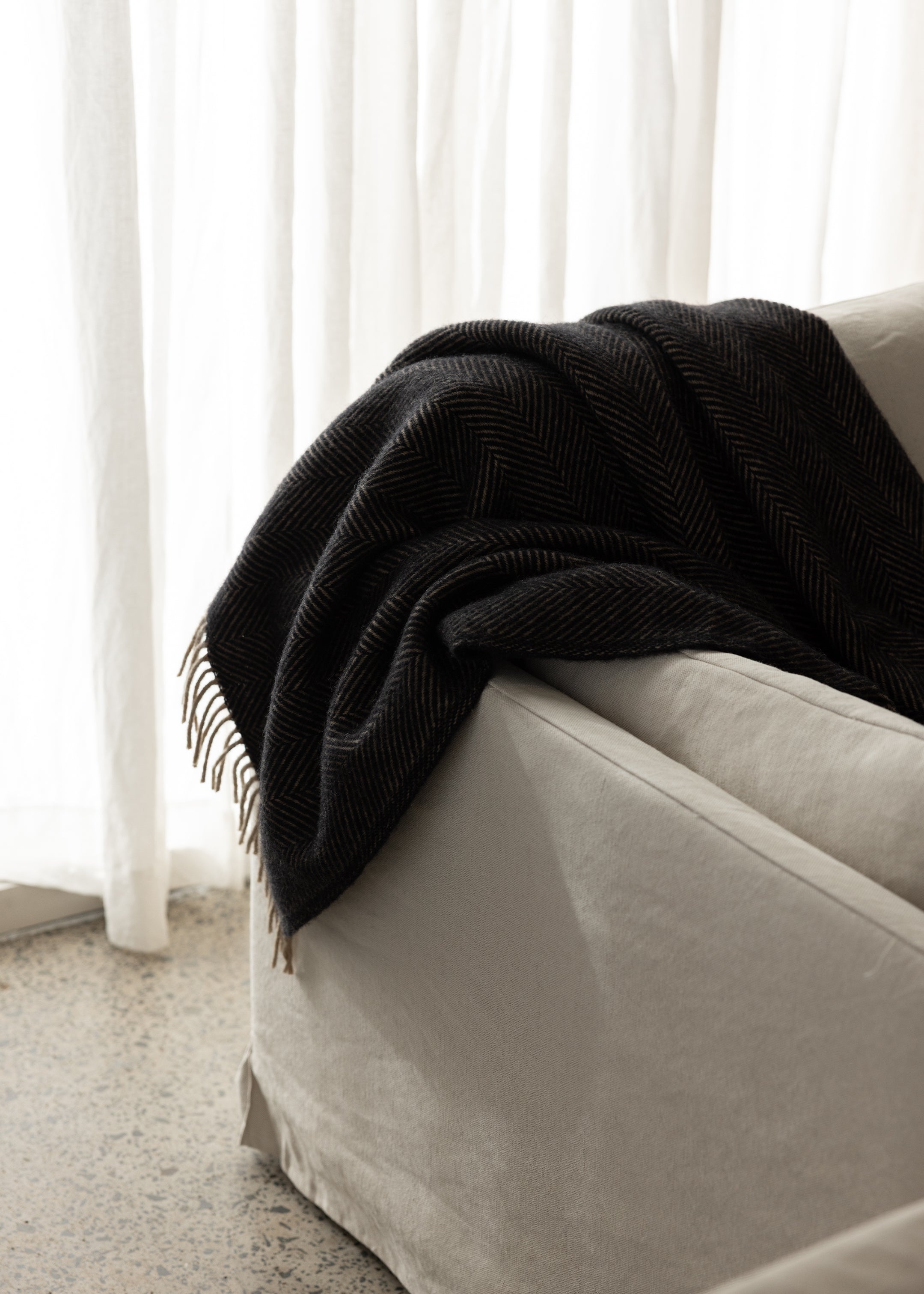 Lerwick Wool Throw / Vintage