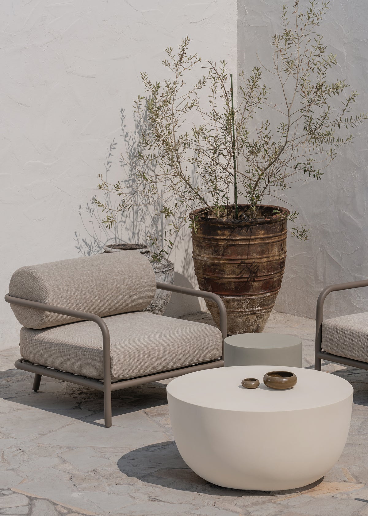 Porto Outdoor Armchair / Khaki