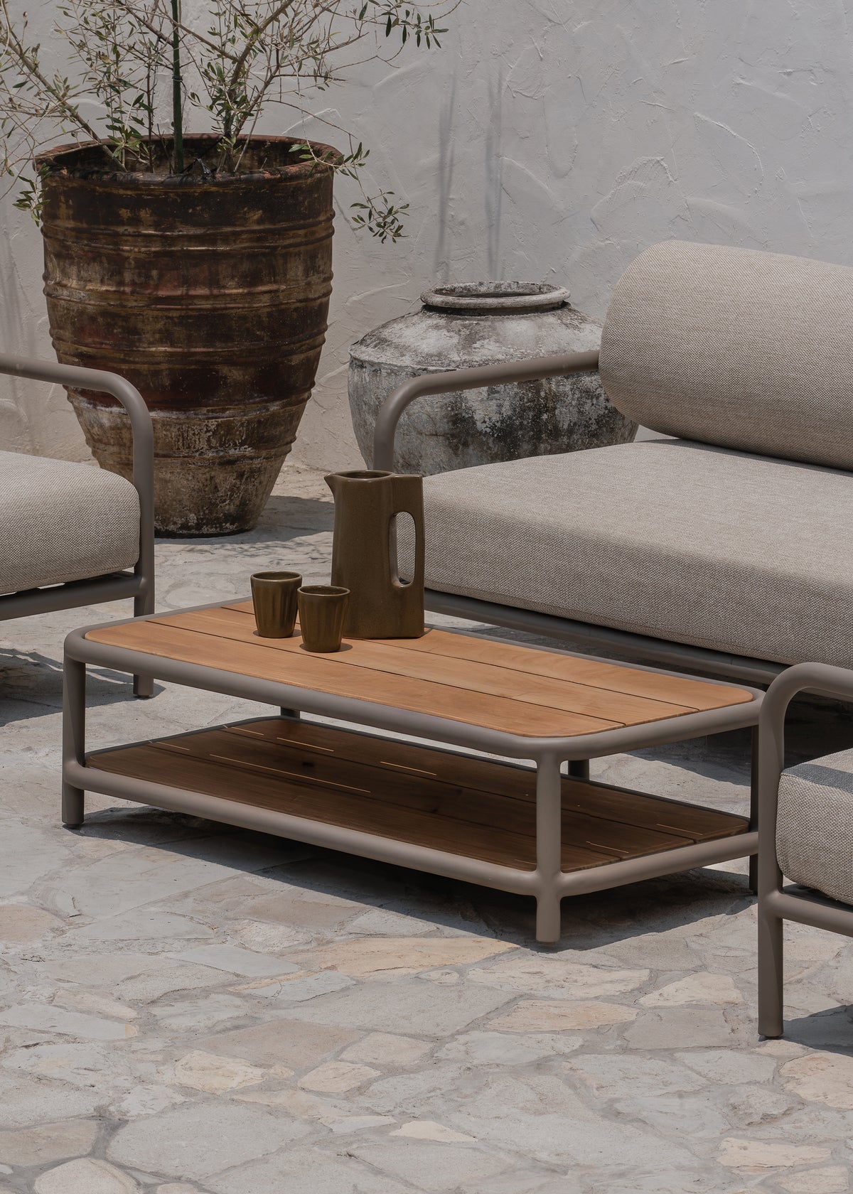 Porto Outdoor Coffee Table / Khaki