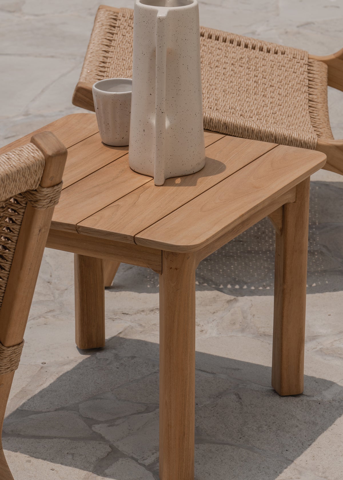 Suri Outdoor Side Table / Natural