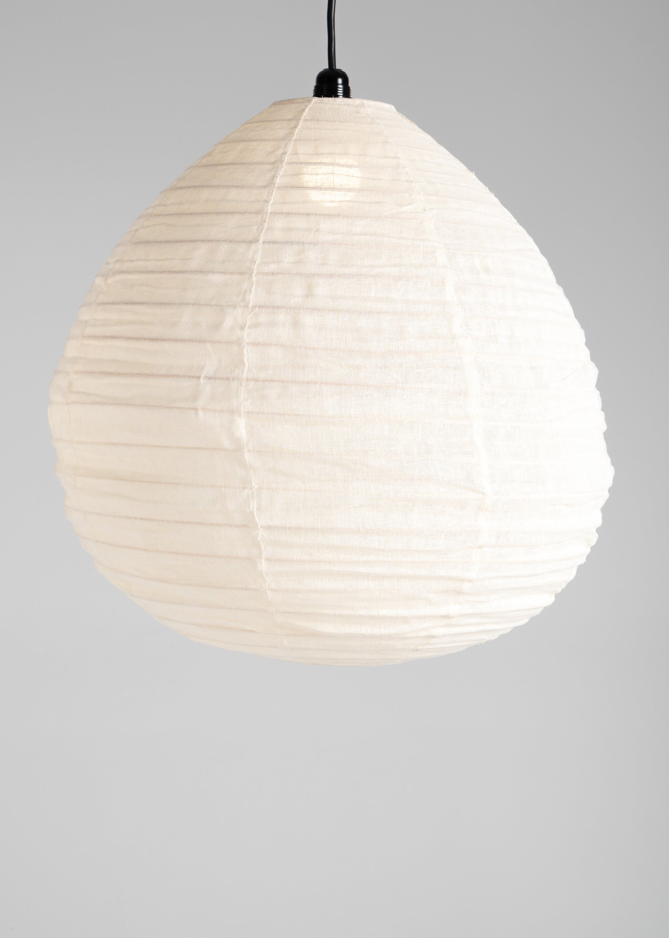 Malam Linen Lantern / Off  White / Large